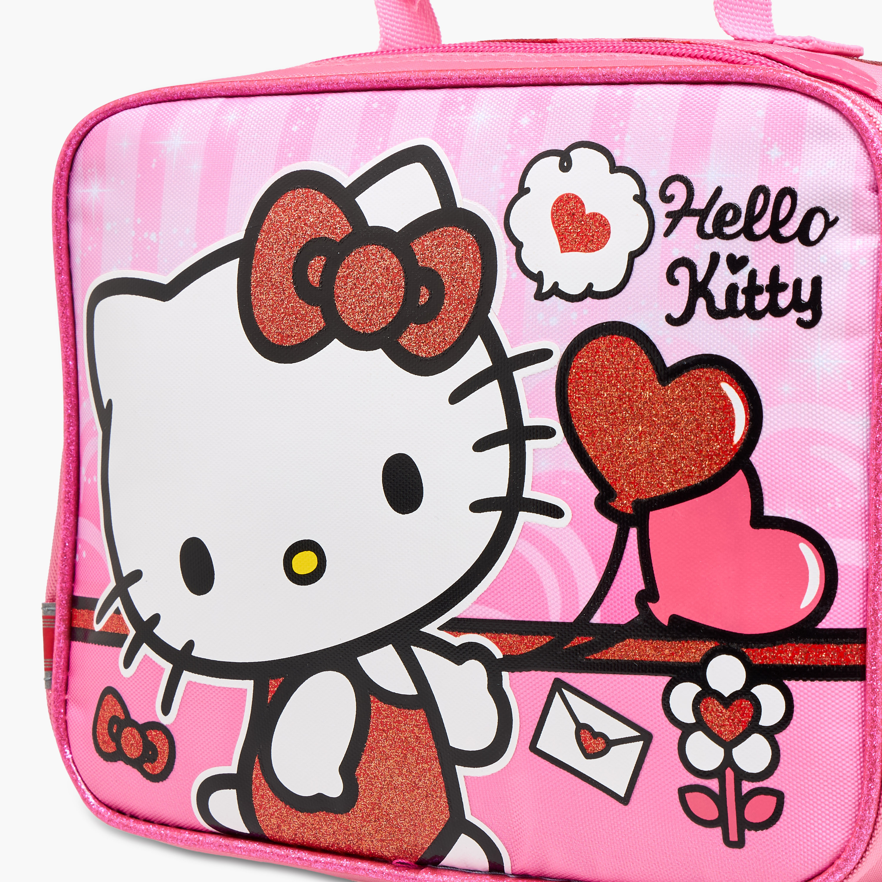 Hello Kitty Insulated Lunch Bag with Zip Closure-school-lunchessentials-lunchbags-image-3