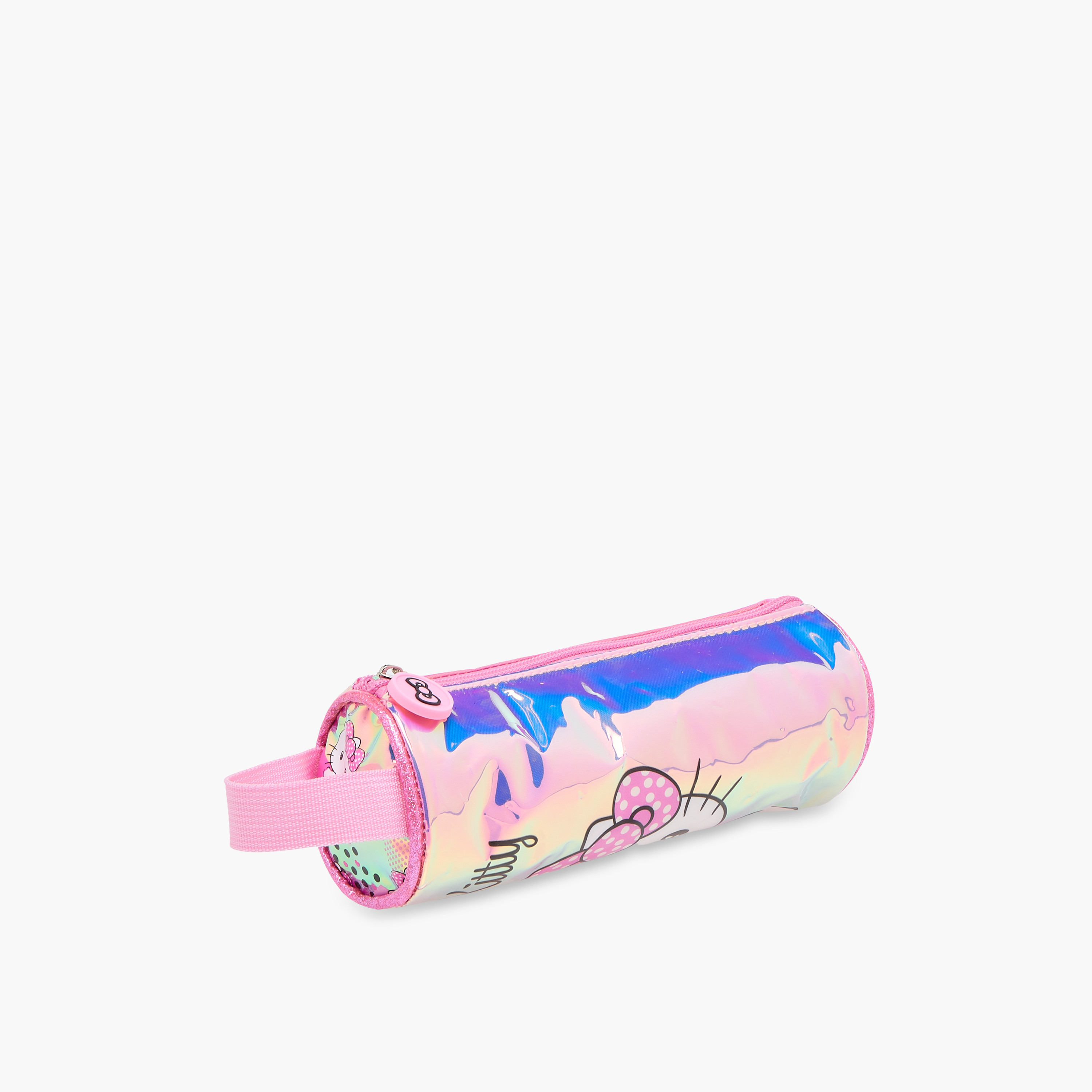 Hello Kitty Holographic Pencil Pouch with Zip Closure-school-stationery-pencilcases-image-3