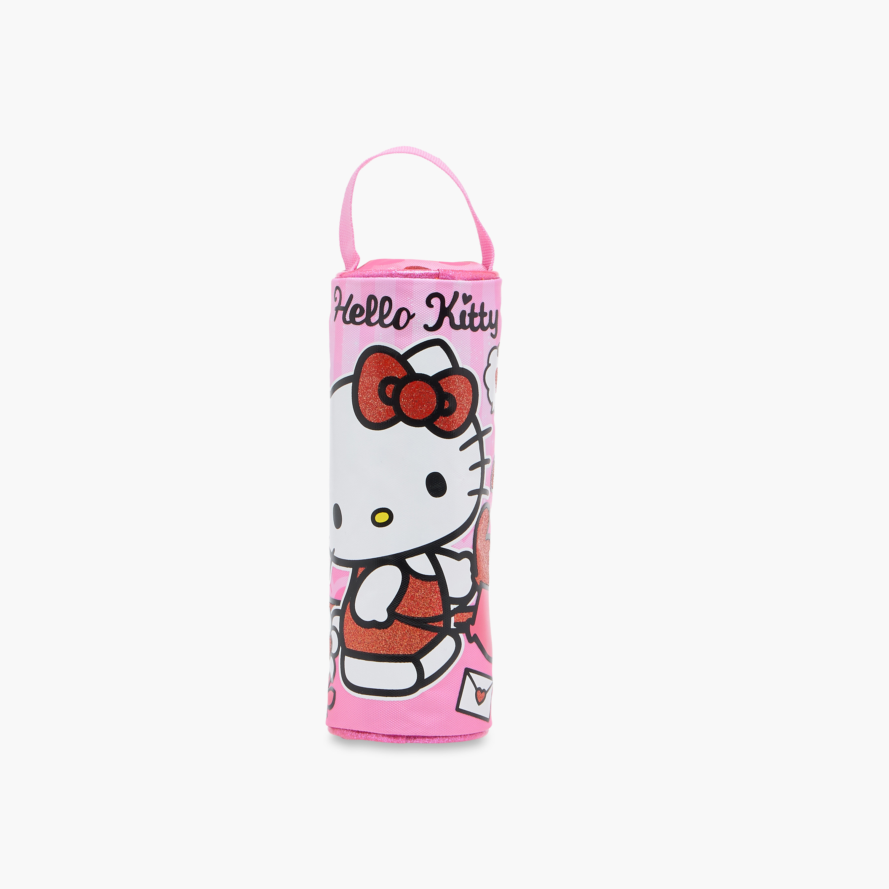 Hello Kitty Printed Pencil Pouch with Zip Closure-school-stationery-pencilcases-image-1