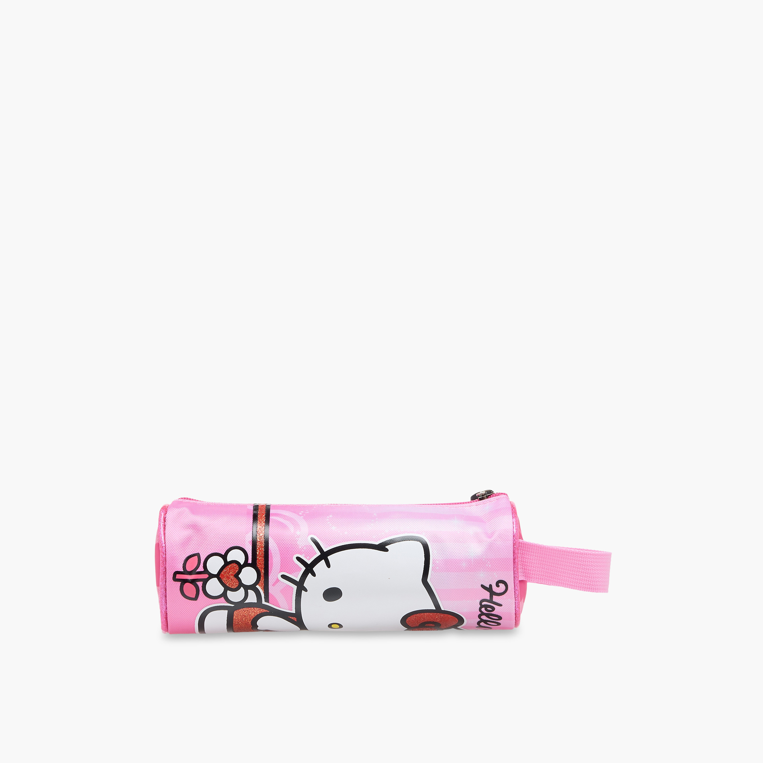 Hello Kitty Printed Pencil Pouch with Zip Closure-school-stationery-pencilcases-image-5