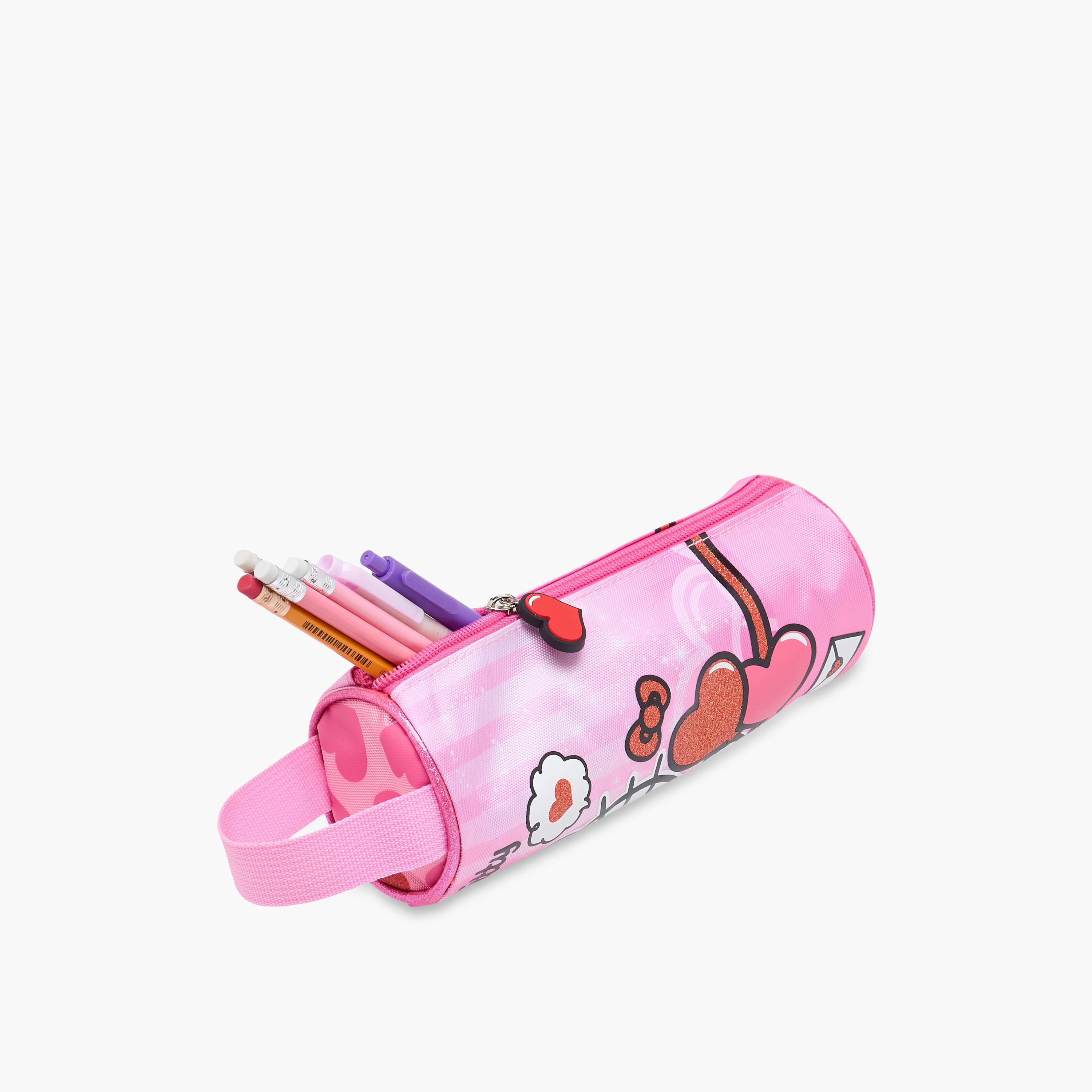 Hello Kitty Printed Pencil Pouch with Zip Closure-school-stationery-pencilcases-image-7
