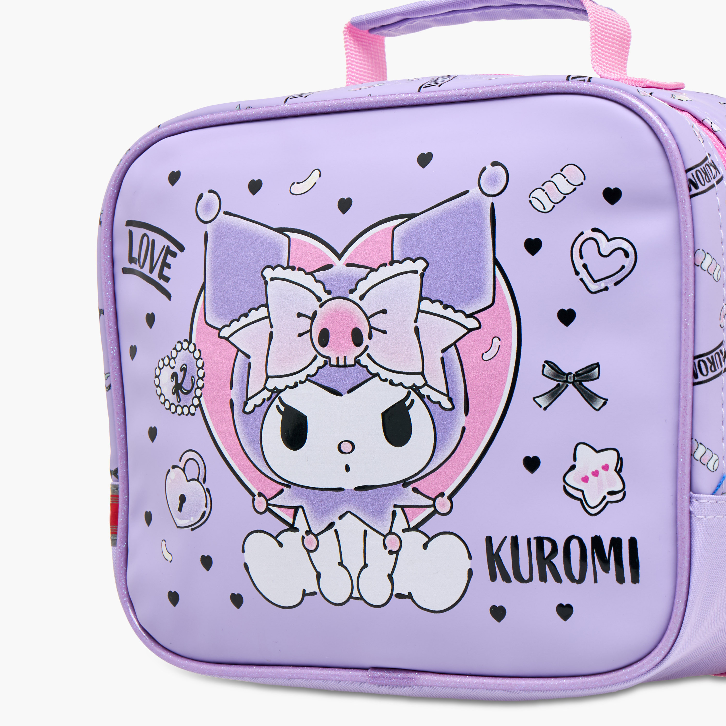 شنطة غداء عازلة بطبعات كورومي وسحاب إغلاق-school-lunchessentials-lunchbags-image-3