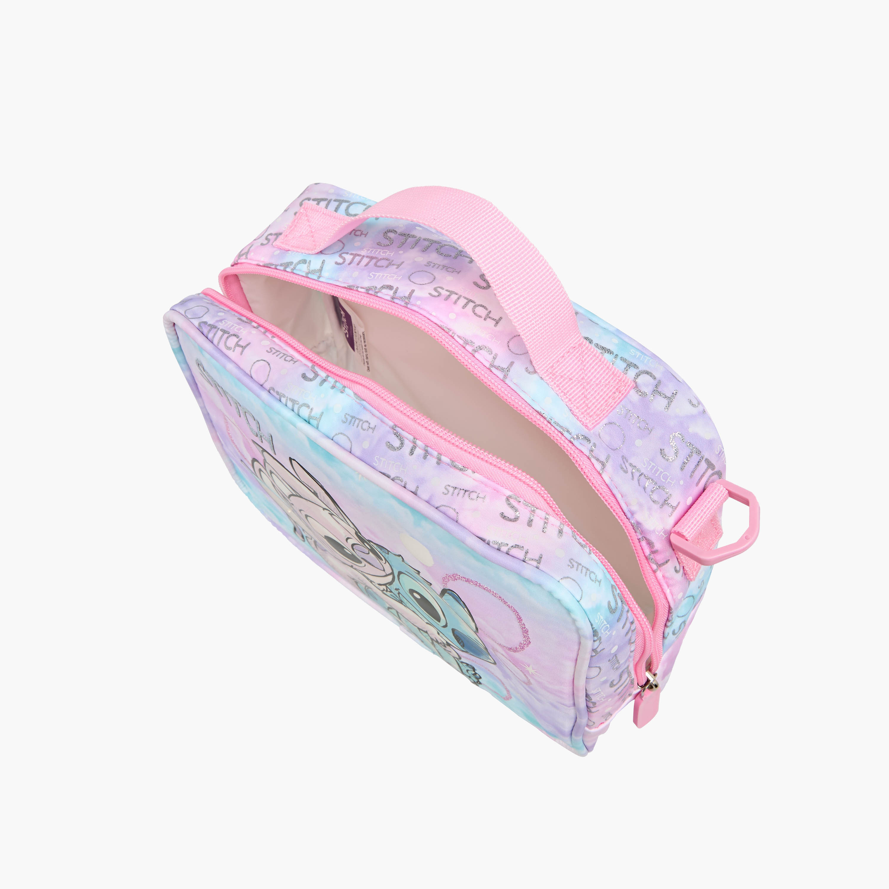 Lilo & Stitch Print Insulated Lunch Bag with Zip Closure-school-lunchessentials-lunchbags-image-6