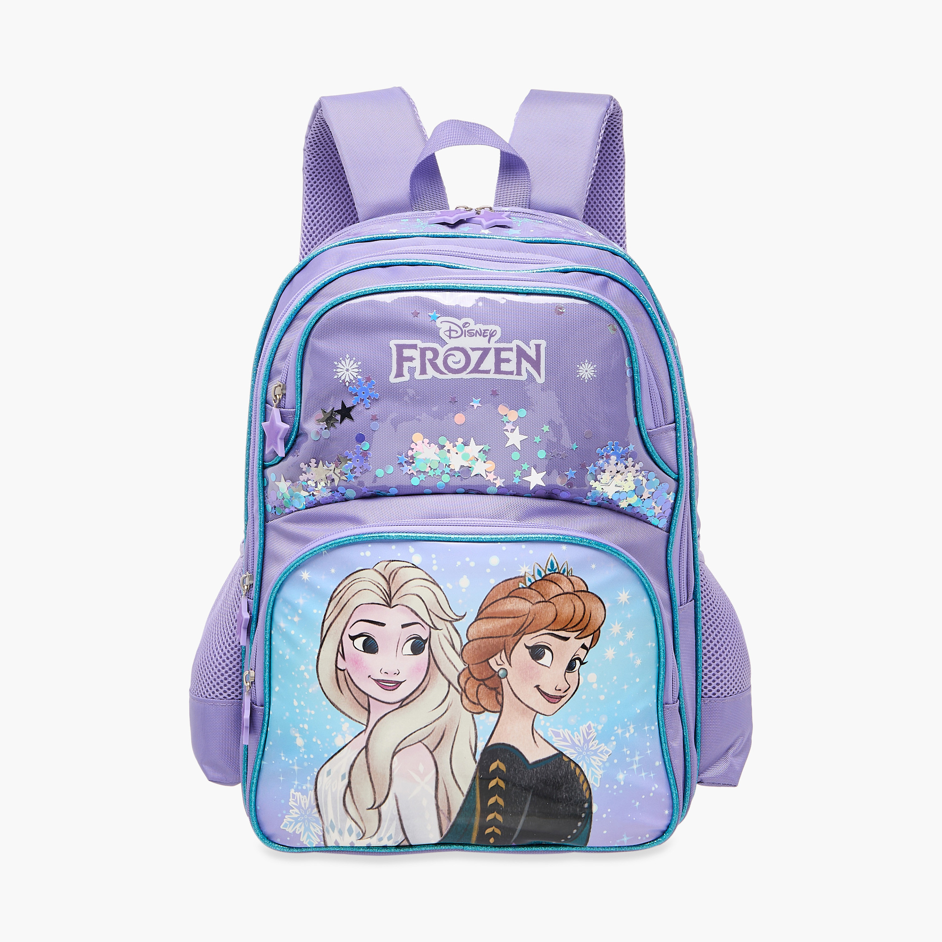 Disney Frozen Print Backpack with Adjustable Straps and Zip Closure - 16 inches-school-bagsandbackpacks-backpacks-image-1