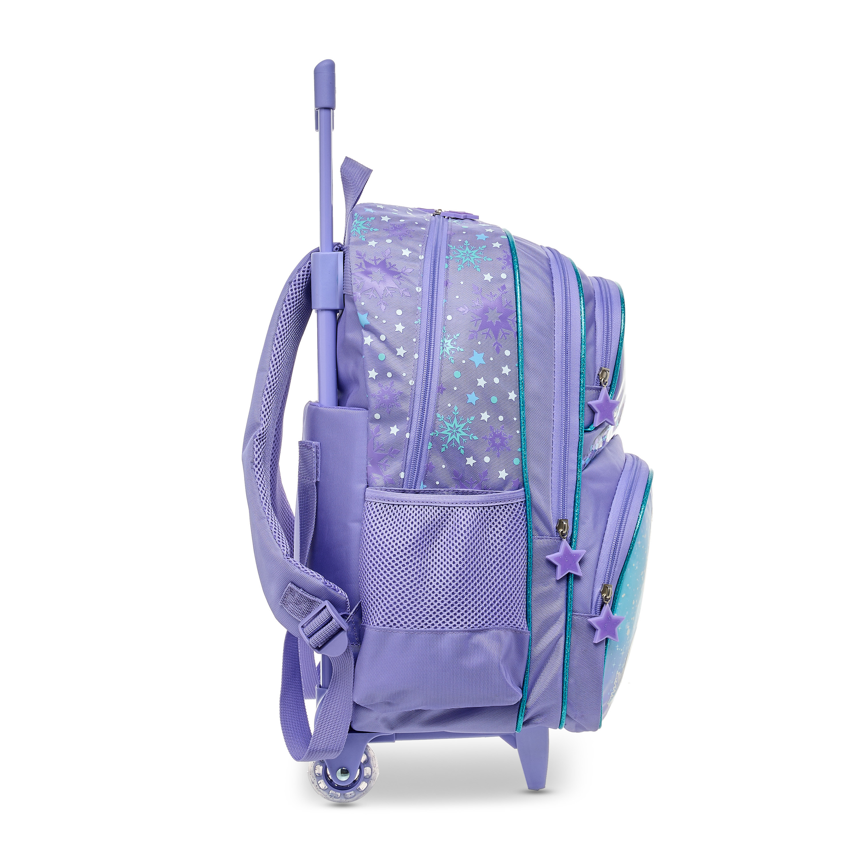 Disney Frozen Print Trolley Backpack with Retractable Handle - 16 inches-school-bagsandbackpacks-trolleybags-image-7