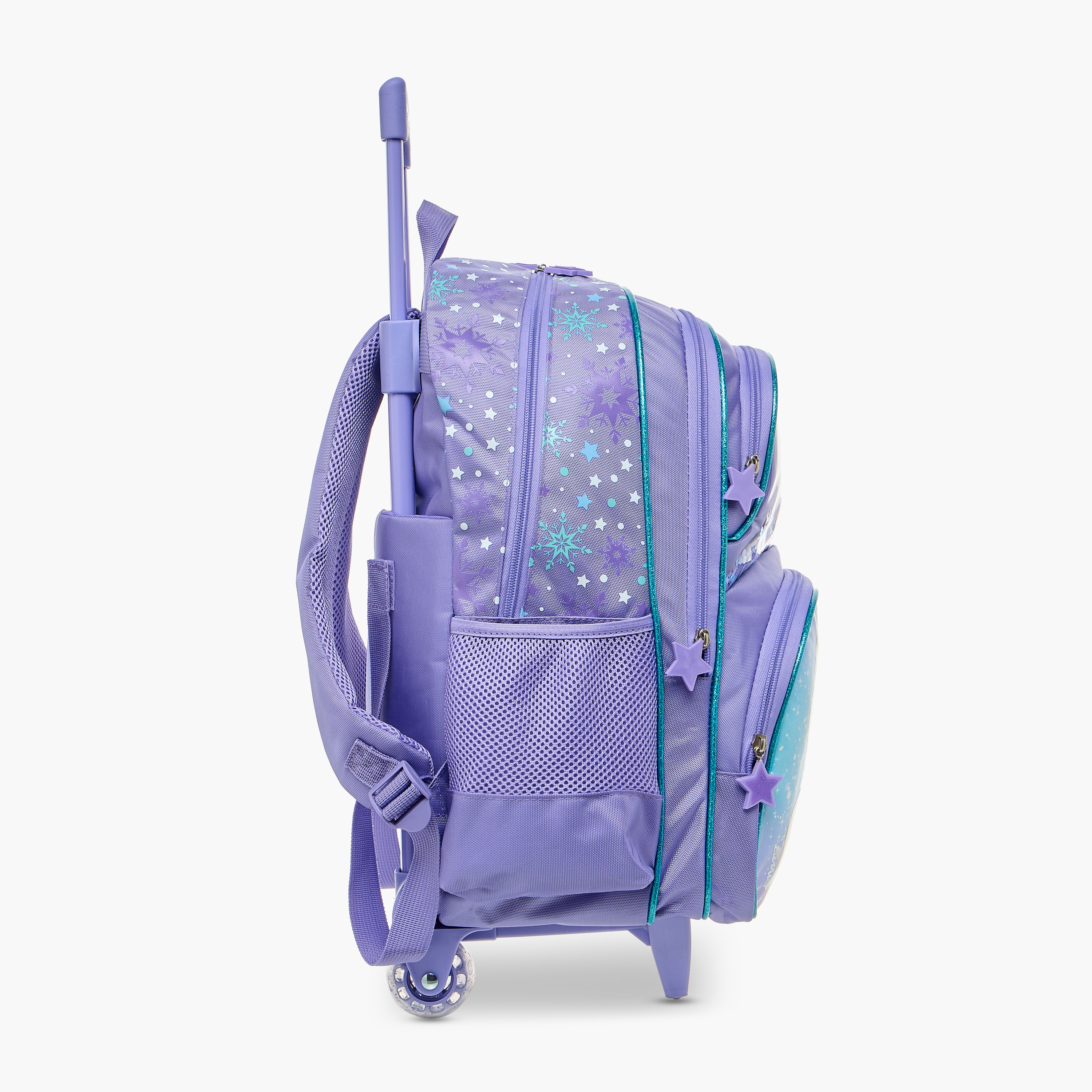 Disney Frozen Print Trolley Backpack with Retractable Handle - 16 inches-school-bagsandbackpacks-trolleybags-image-10