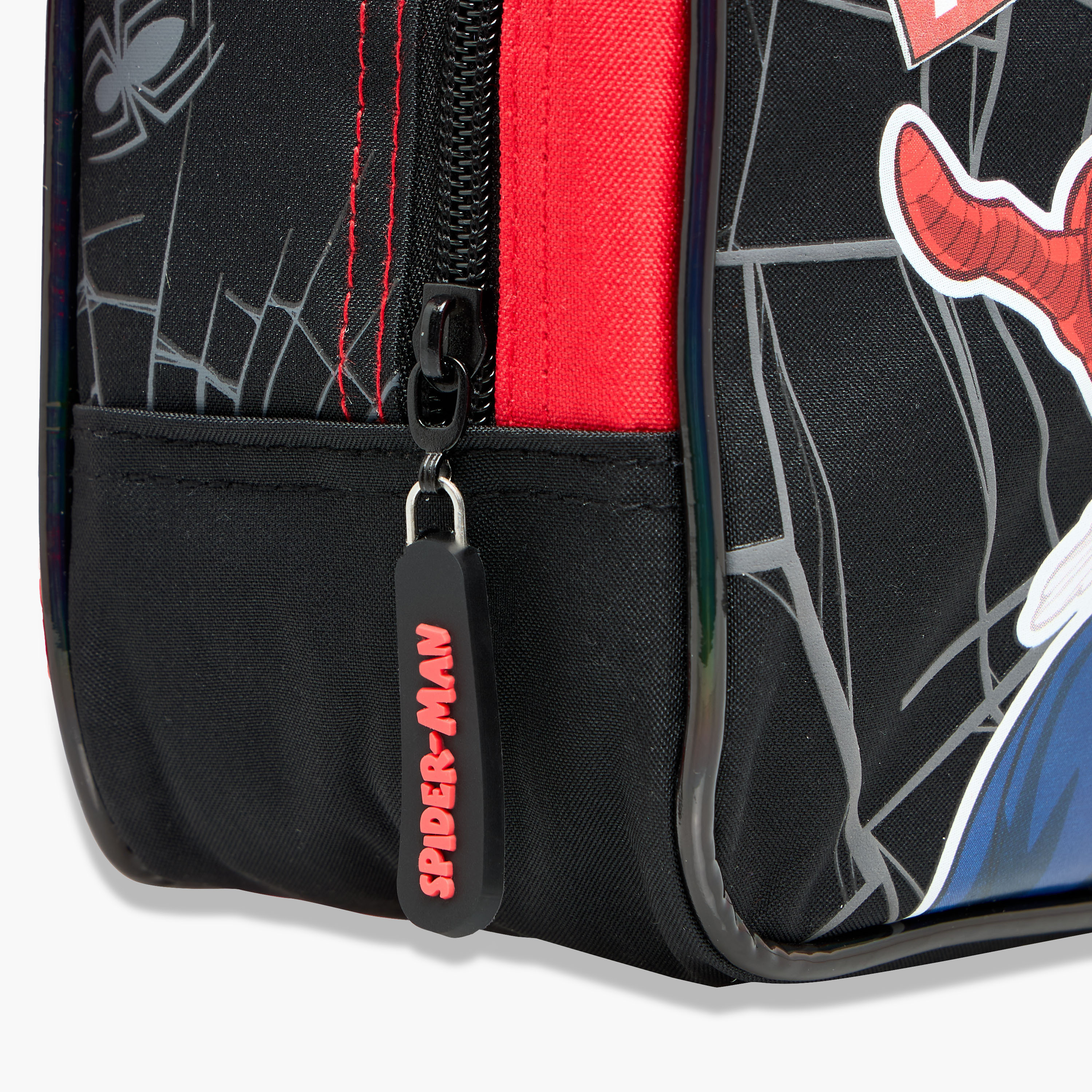 Spider-Man Print Lunch Bag with Zip Closure-school-lunchessentials-lunchbags-image-6