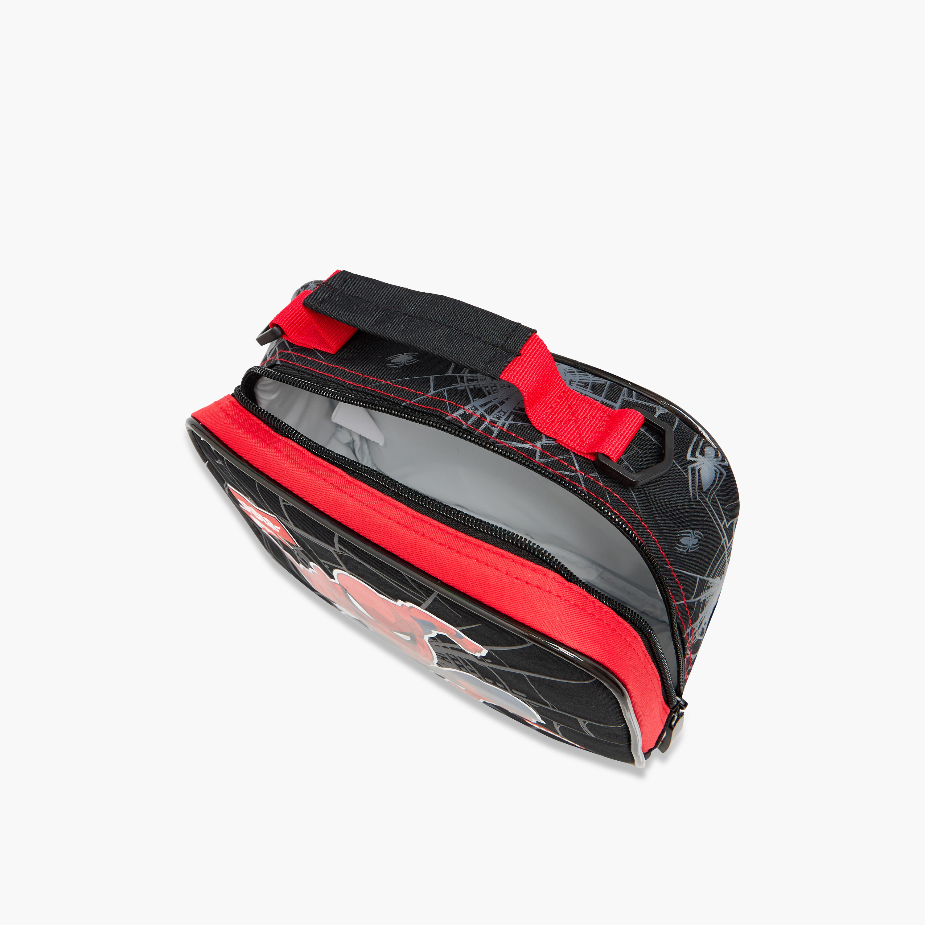 Spider-Man Print Lunch Bag with Zip Closure-school-lunchessentials-lunchbags-image-7