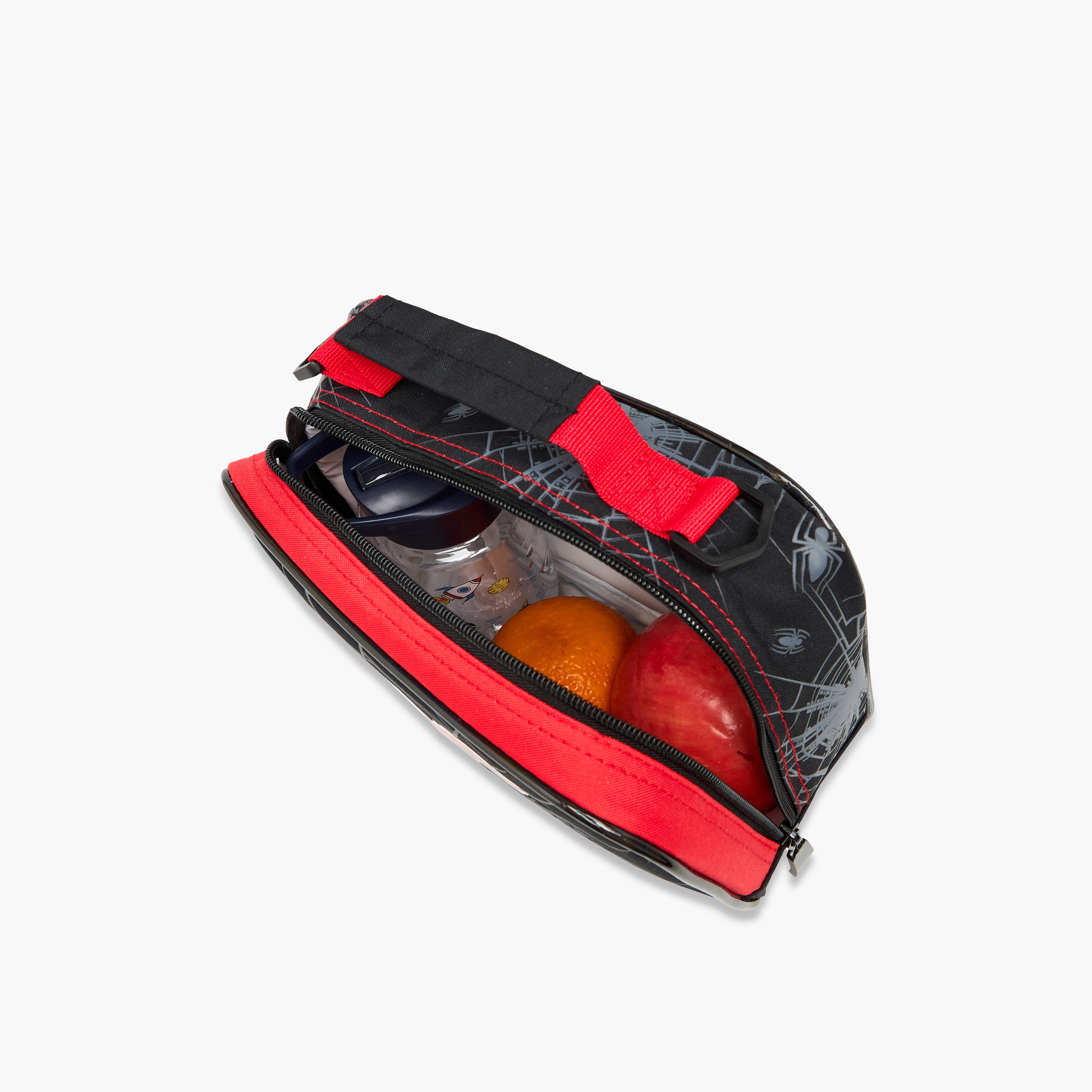 Spider-Man Print Lunch Bag with Zip Closure-school-lunchessentials-lunchbags-image-8