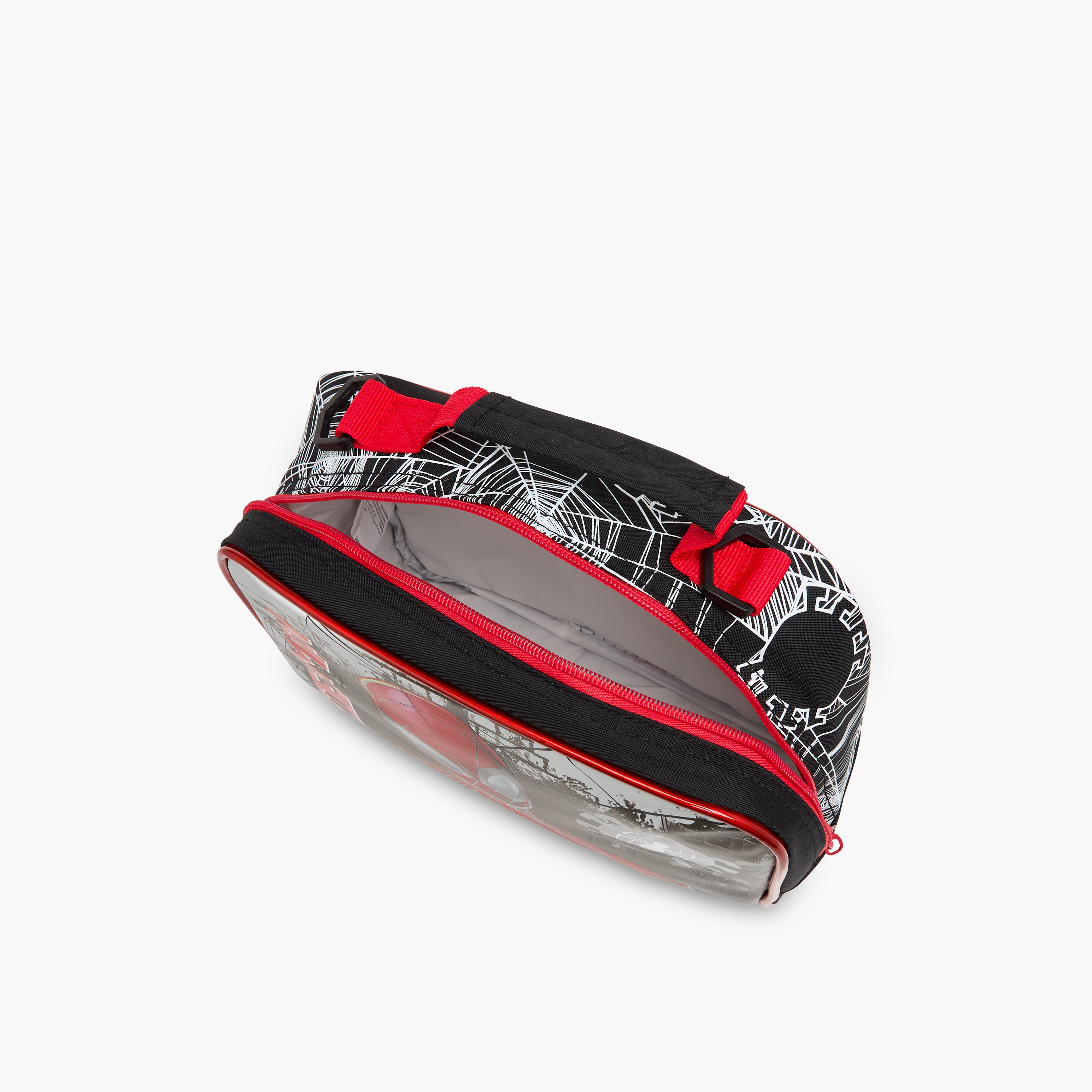 Spider-Man Print Insulated Lunch Bag with Zip Closure-school-lunchessentials-lunchbags-image-7