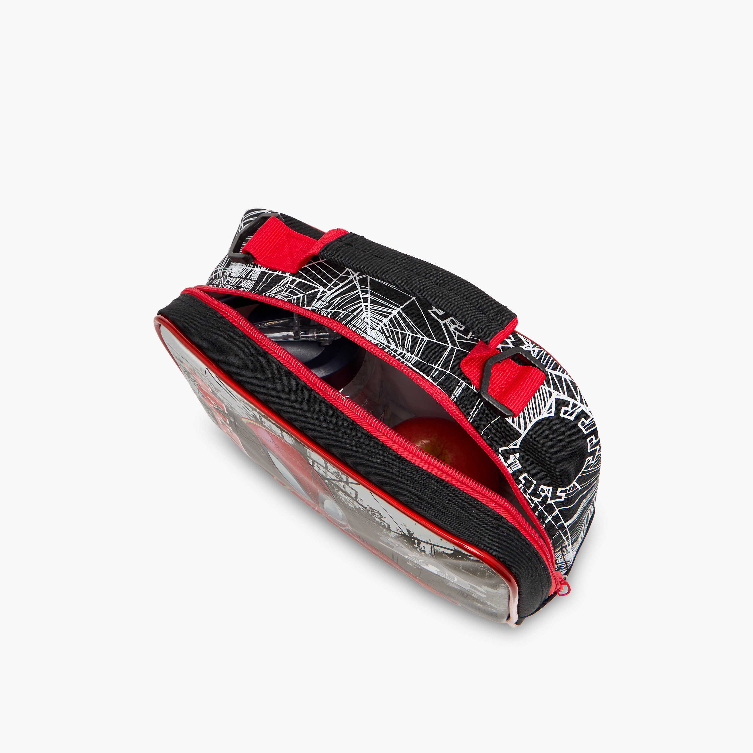 Spider-Man Print Insulated Lunch Bag with Zip Closure-school-lunchessentials-lunchbags-image-8