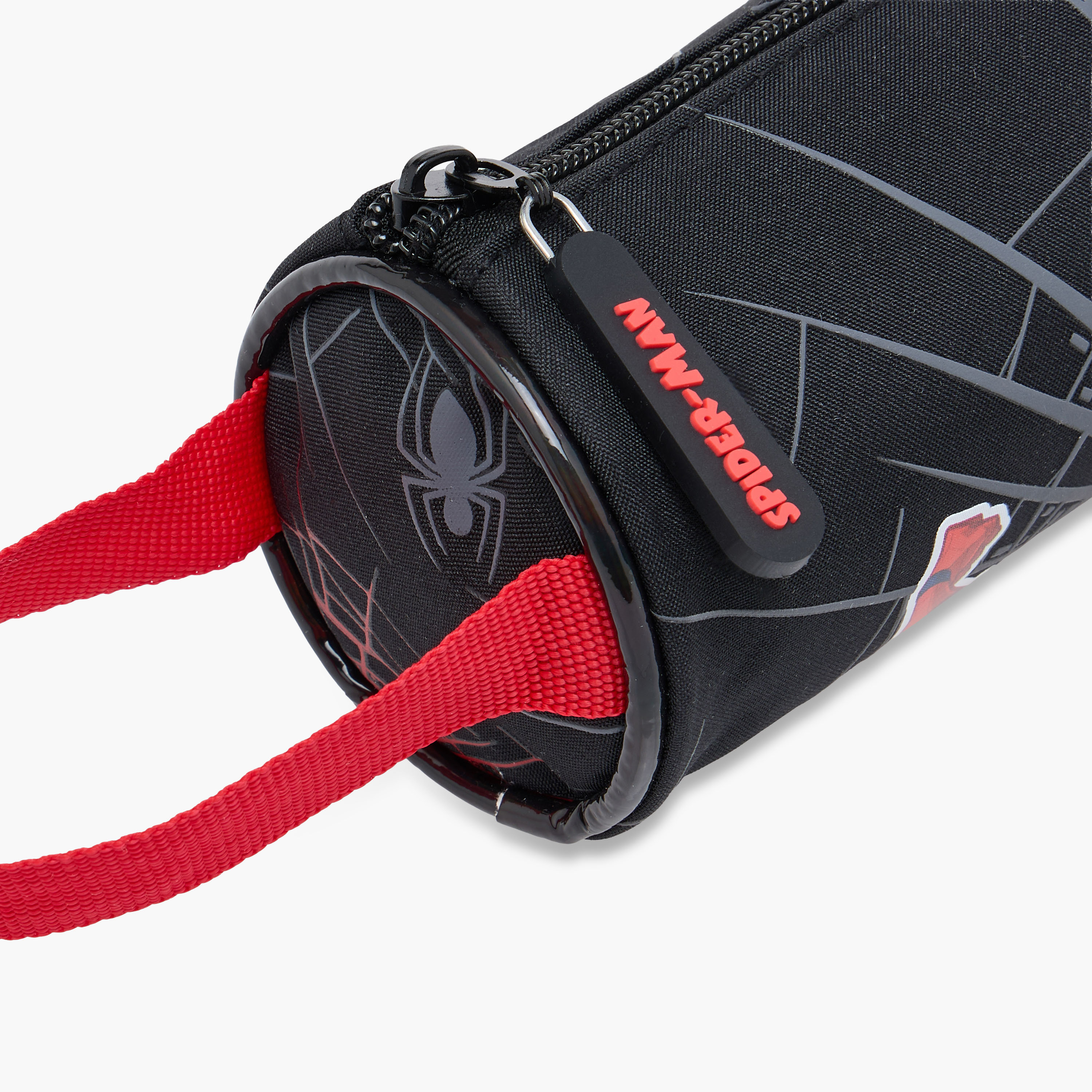 Spider-Man Print Pencil Pouch with Zip Closure-school-stationery-pencilcases-image-6
