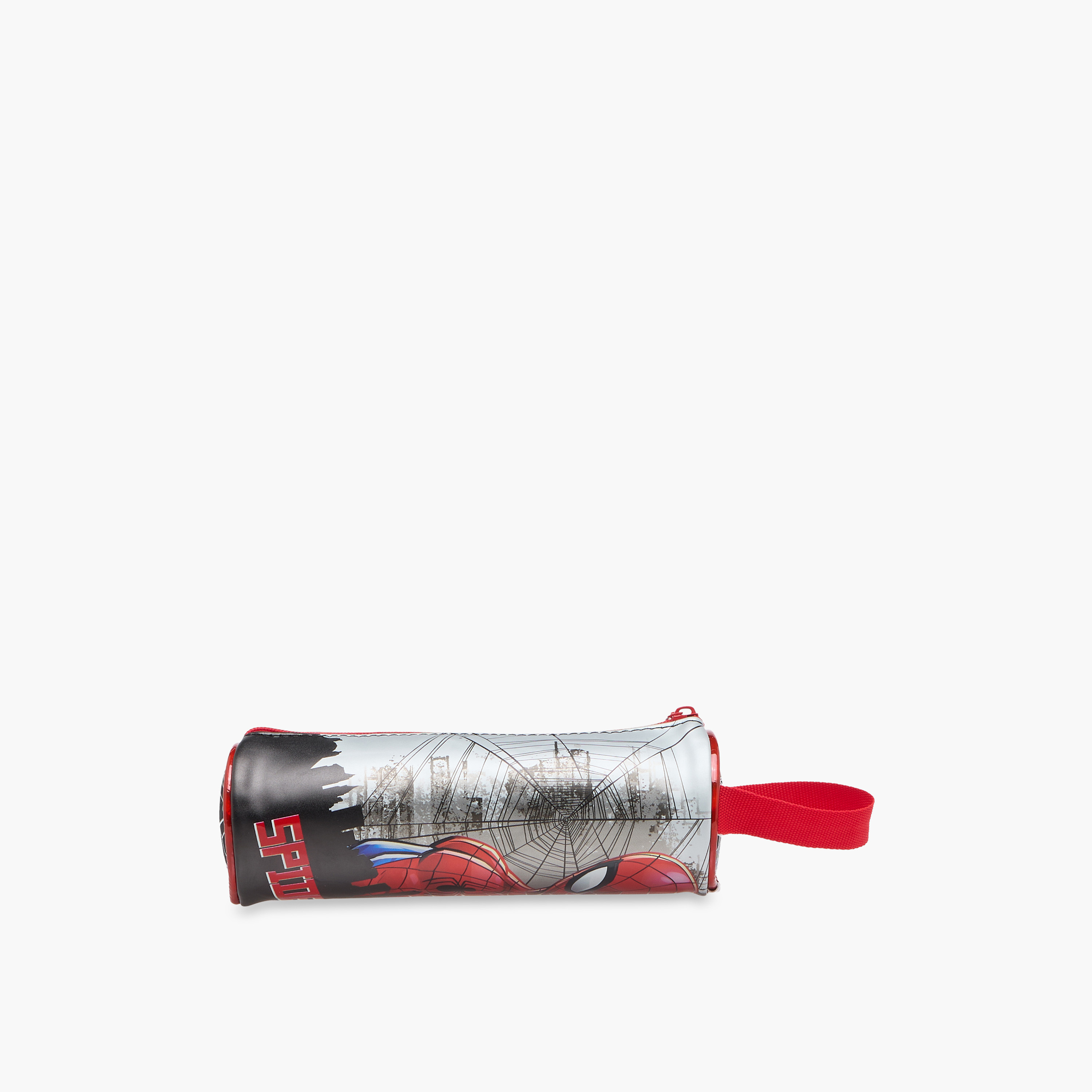 Spider-Man Print Pencil Pouch with Zip Closure-school-stationery-pencilcases-image-5
