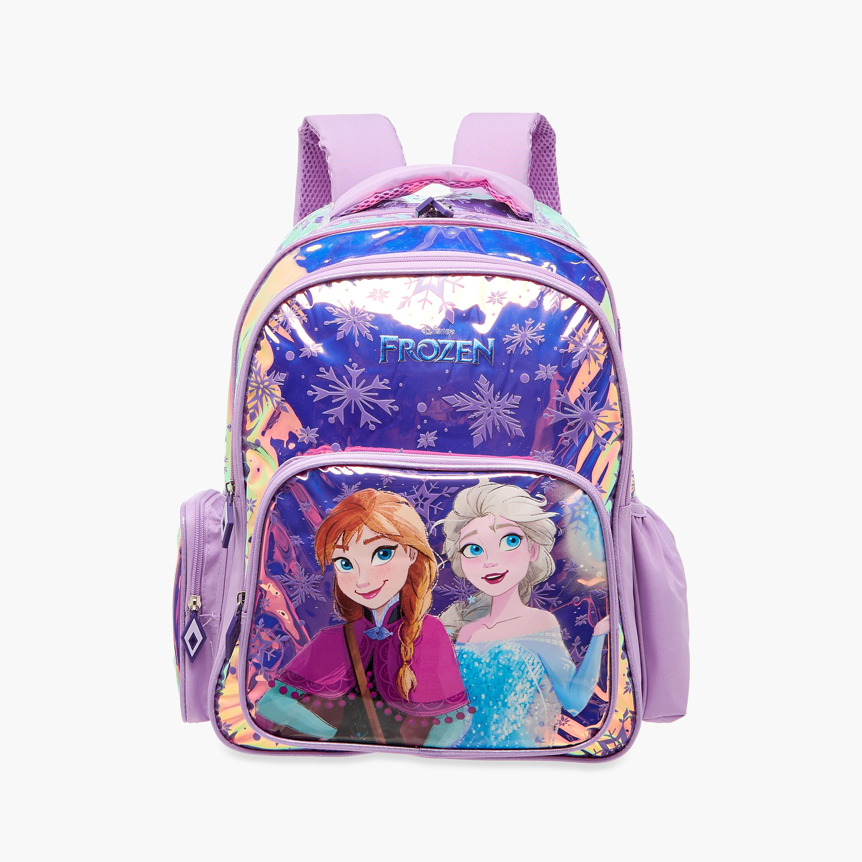 Disney Frozen Print Backpack with Adjustable Straps and Zip Closure - 16 inches-school-bagsandbackpacks-backpacks-image-1