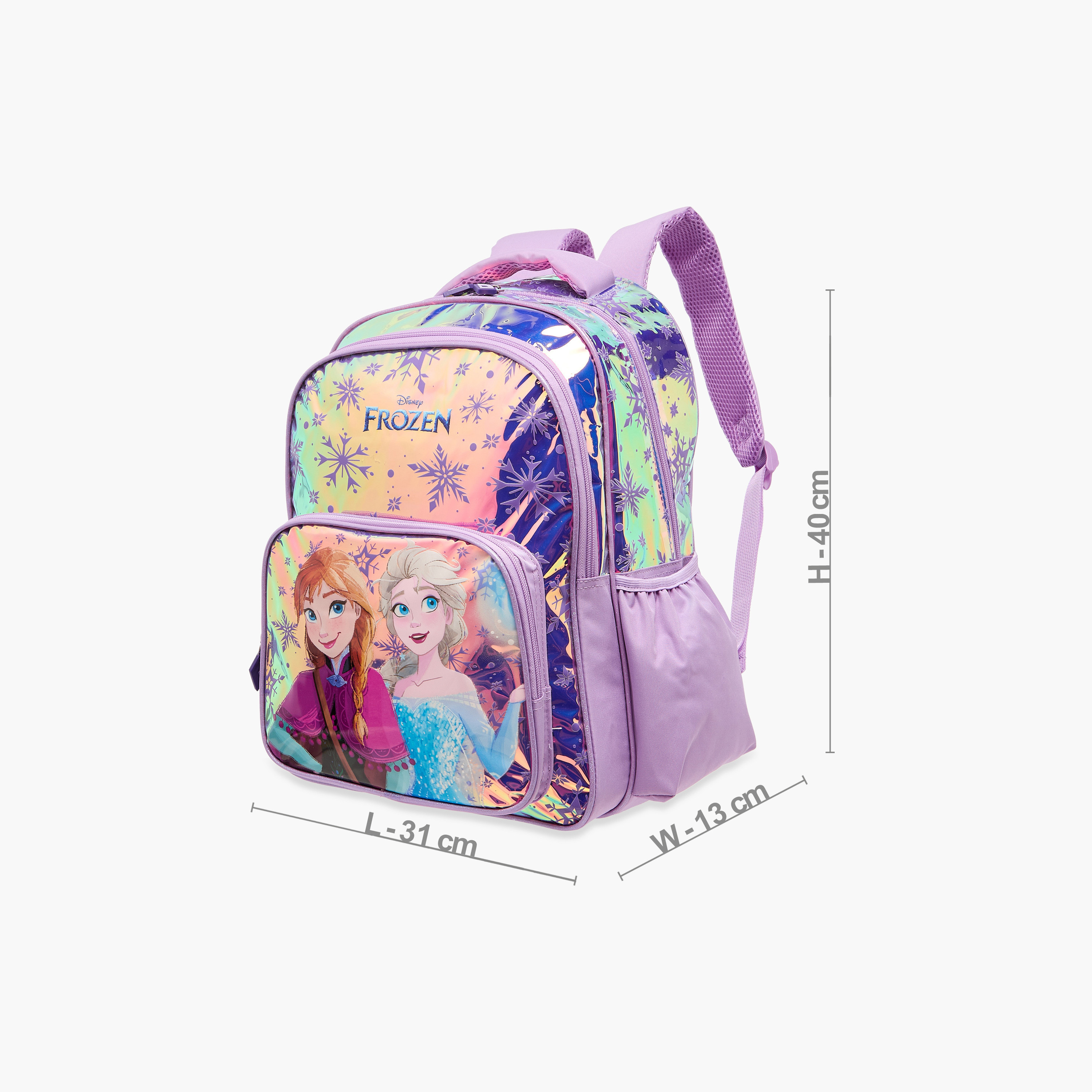 Disney Frozen Print Backpack with Adjustable Straps and Zip Closure - 16 inches-school-bagsandbackpacks-backpacks-image-2