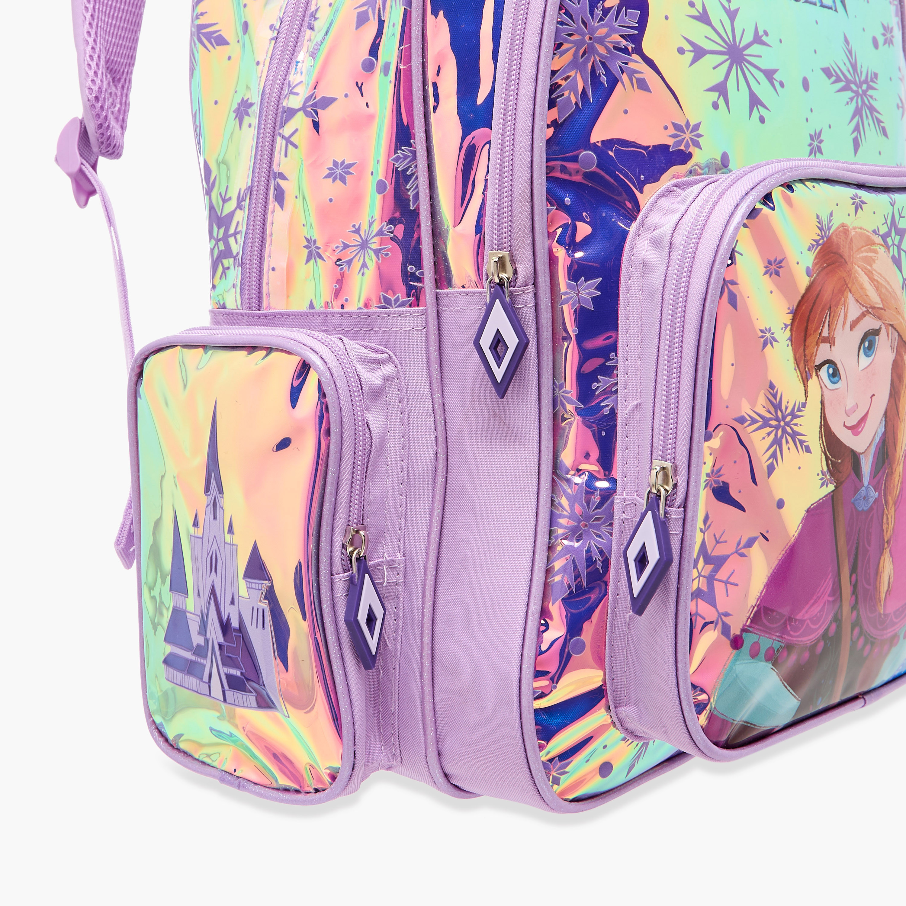 Disney Frozen Print Backpack with Adjustable Straps and Zip Closure - 16 inches-school-bagsandbackpacks-backpacks-image-7