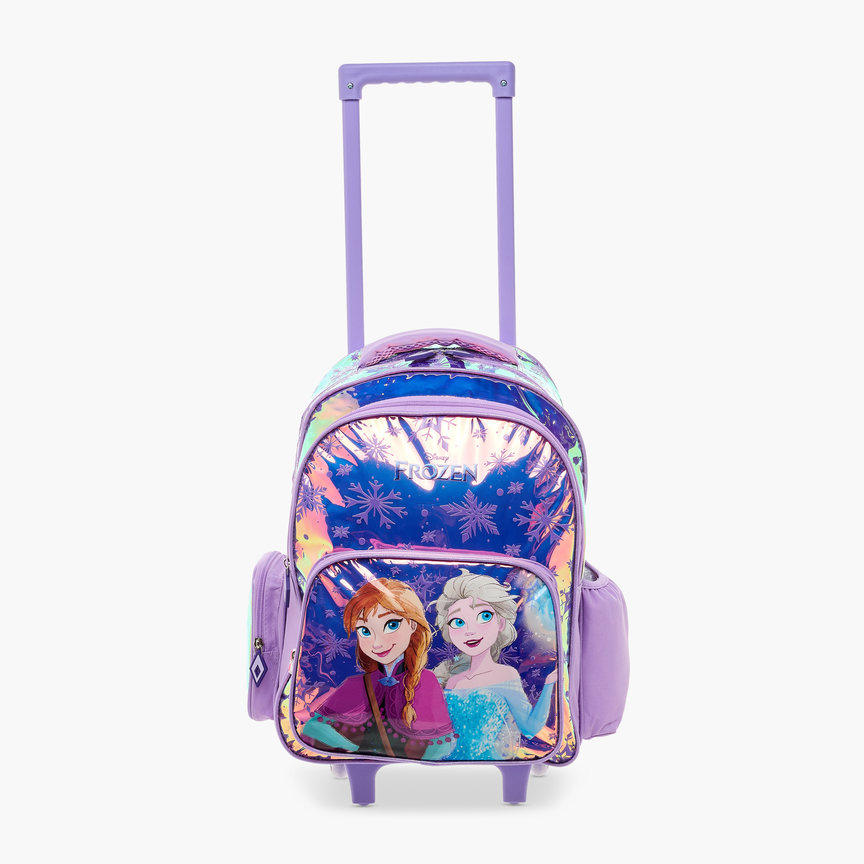 شنطة ظهر ترولي بمقبض قابل للسحب وطبعات فروزن من ديزني - 16 بوصة-school-bagsandbackpacks-trolleybags-image-9