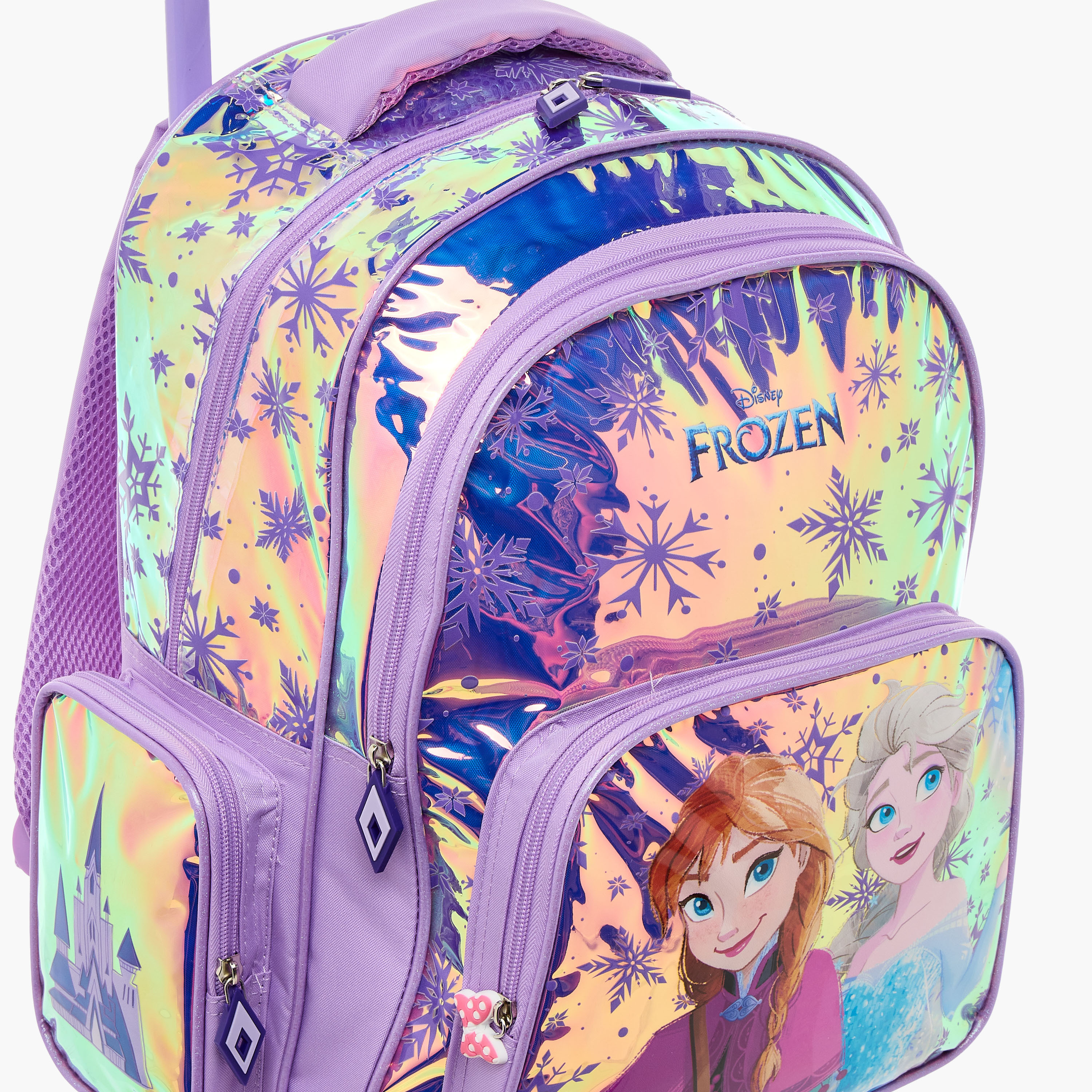 شنطة ظهر ترولي بمقبض قابل للسحب وطبعات فروزن من ديزني - 16 بوصة-school-bagsandbackpacks-trolleybags-image-10