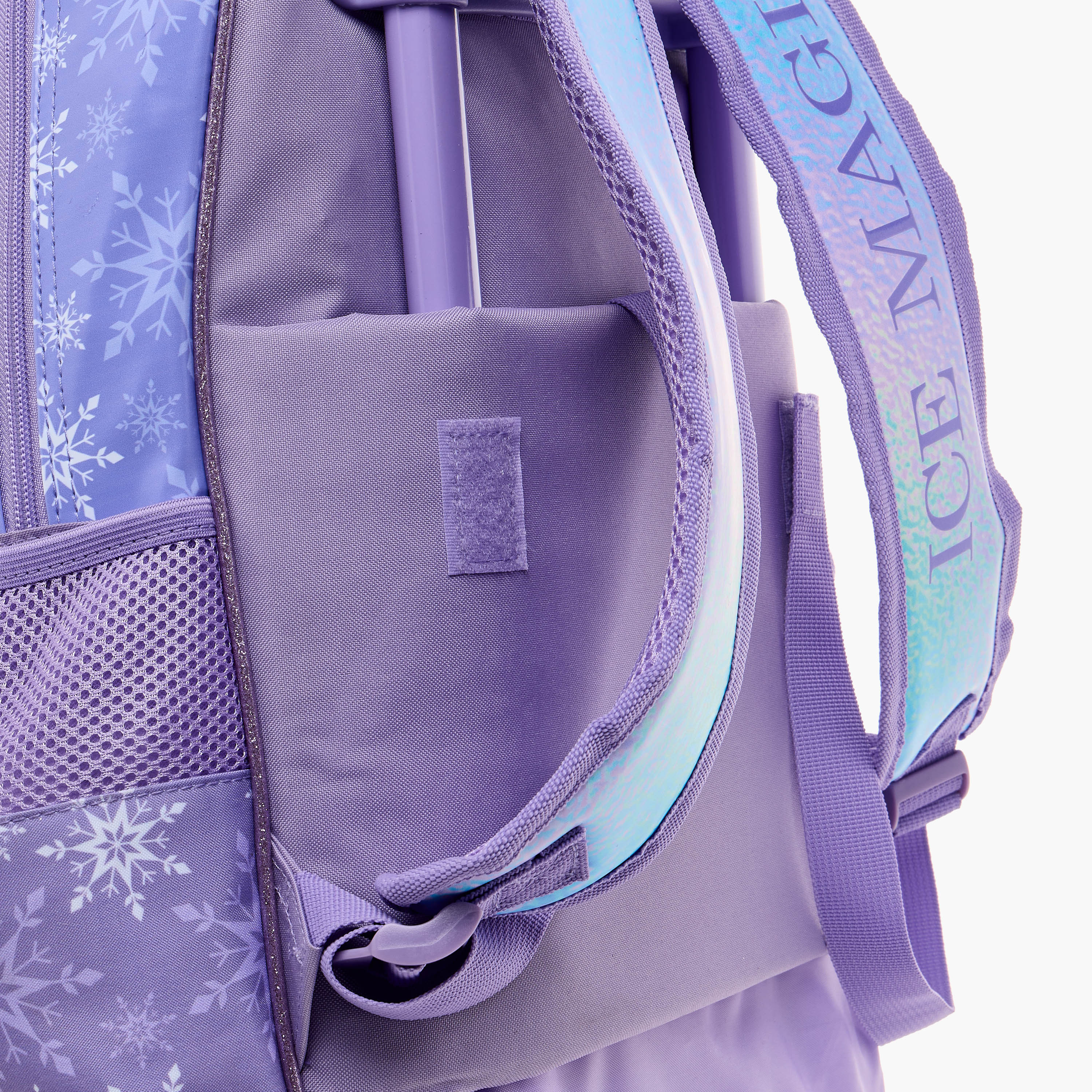 Disney Frozen Print Trolley Backpack with Retractable Handle-school-bagsandbackpacks-trolleybags-image-14