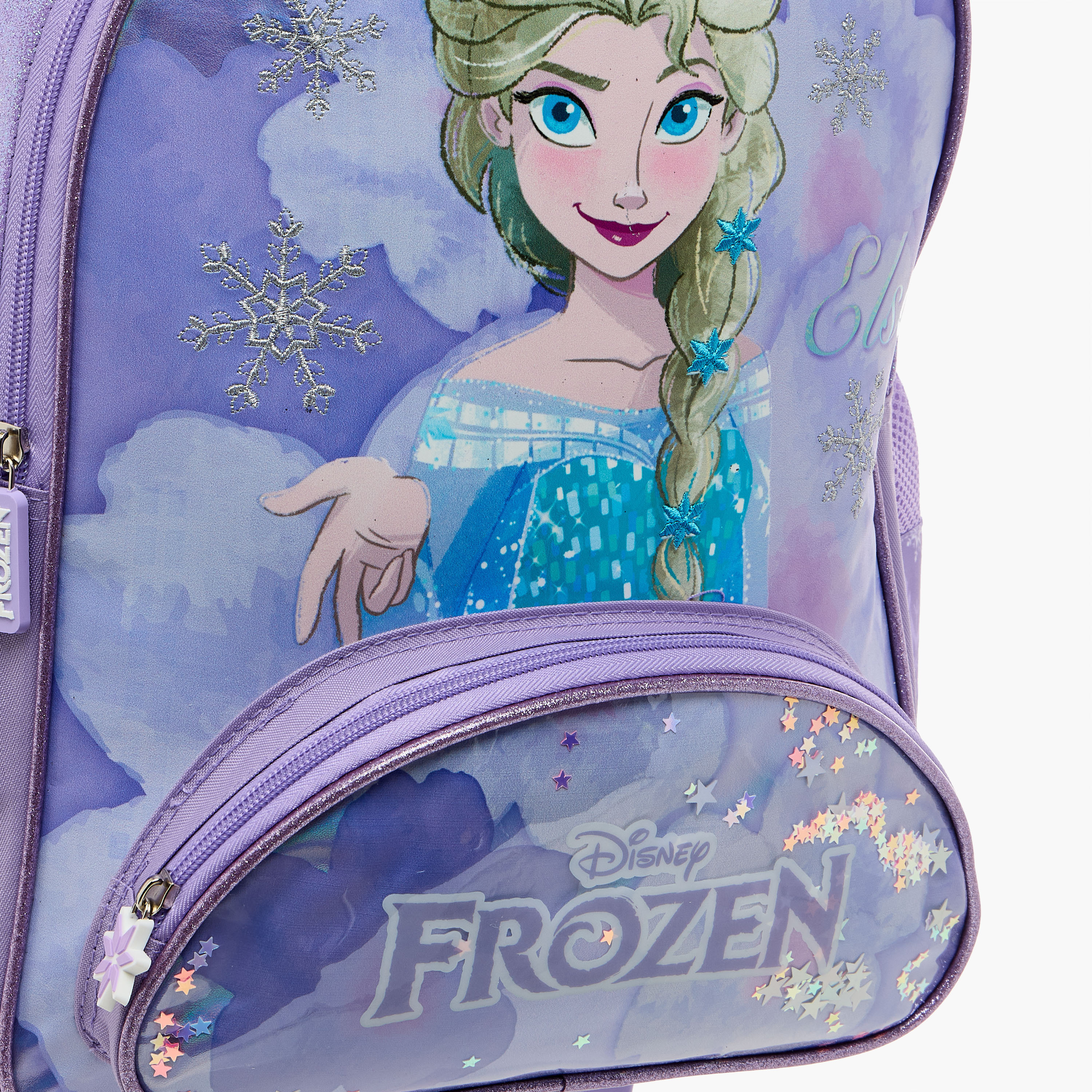 Disney Frozen Print Trolley Backpack with Retractable Handle-school-bagsandbackpacks-trolleybags-image-11