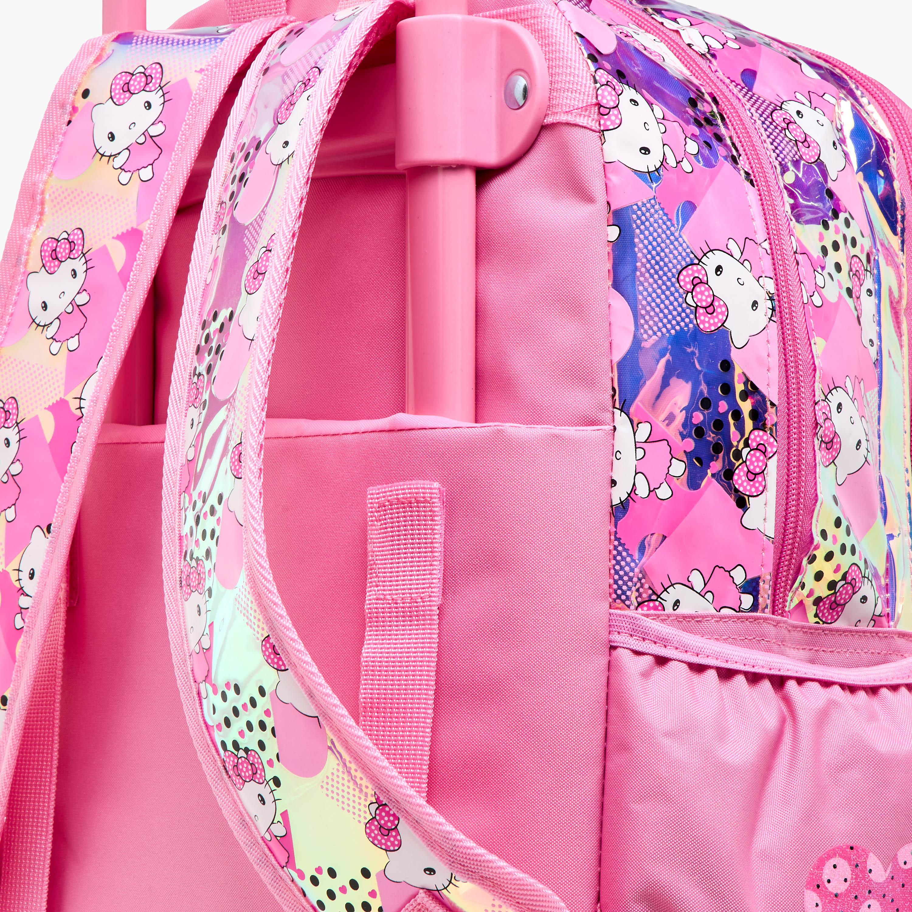 Hello Kitty Printed Trolley Backpack with Retractable Handle - 16 inches-school-bagsandbackpacks-trolleybags-image-15