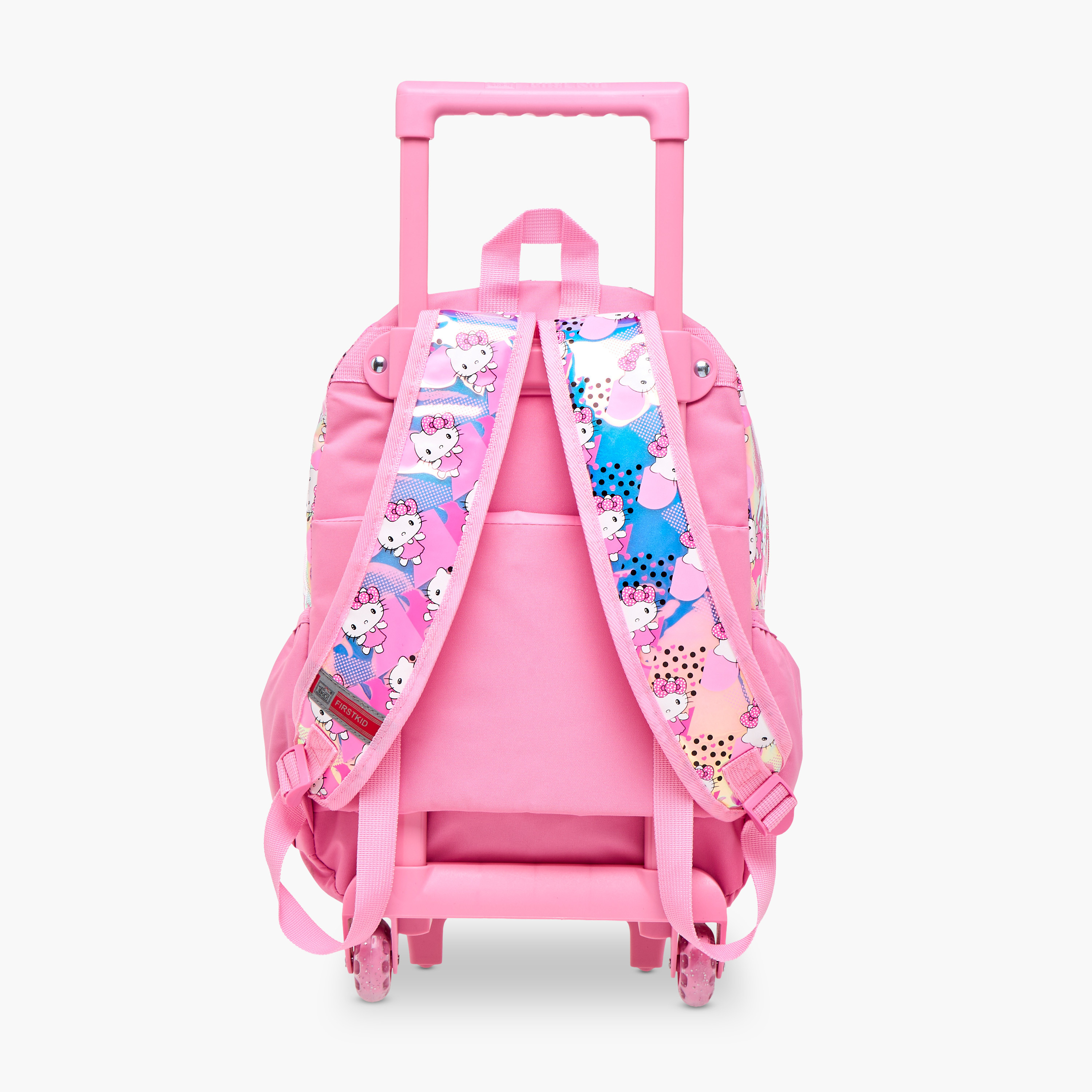 Hello Kitty Printed Trolley Backpack with Retractable Handle - 16 inches-school-bagsandbackpacks-trolleybags-image-7