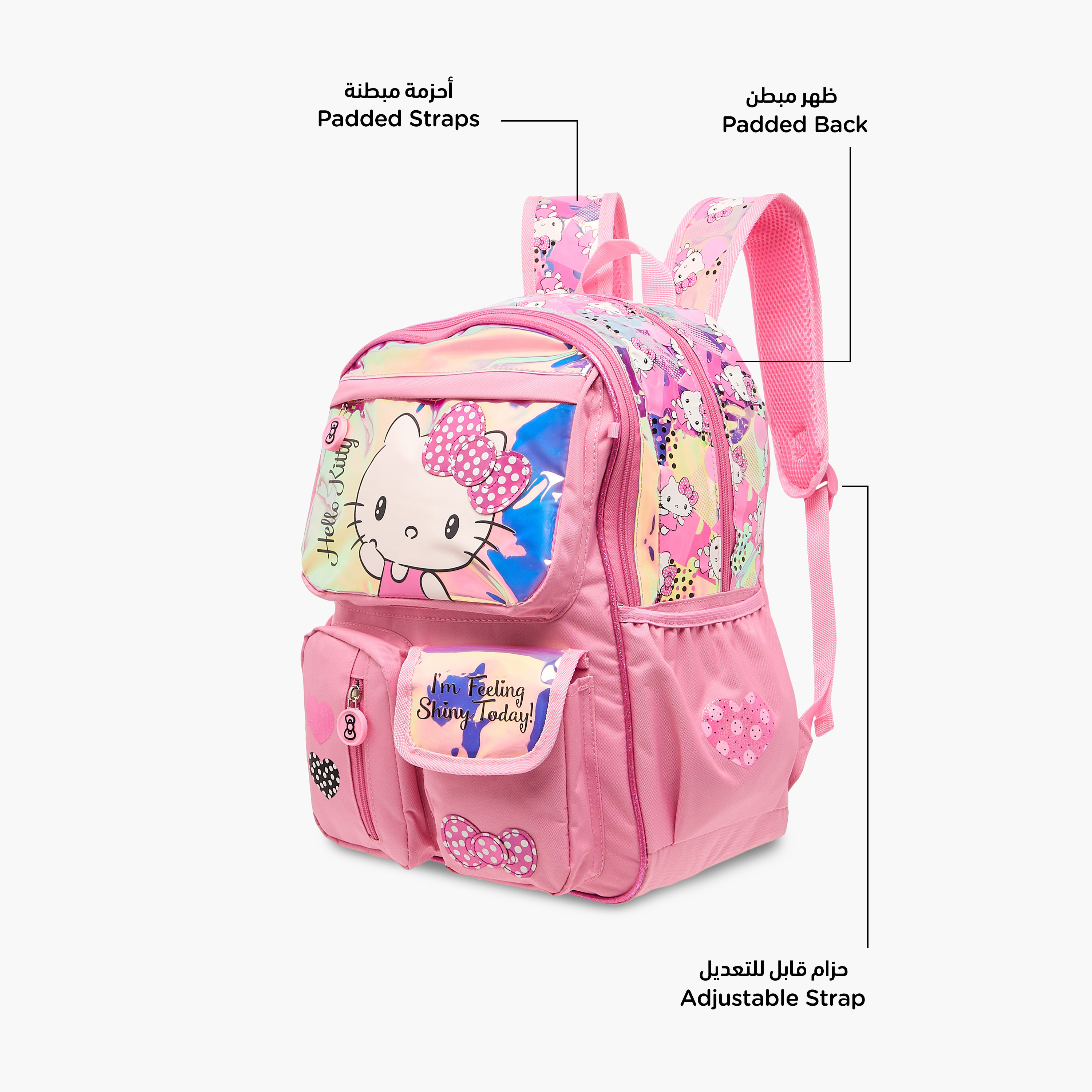 شنطة ظهر بطبعات وأحزمة قابلة للتعديل وسحاب إغلاق - 16 بوصة-school-bagsandbackpacks-backpacks-image-8