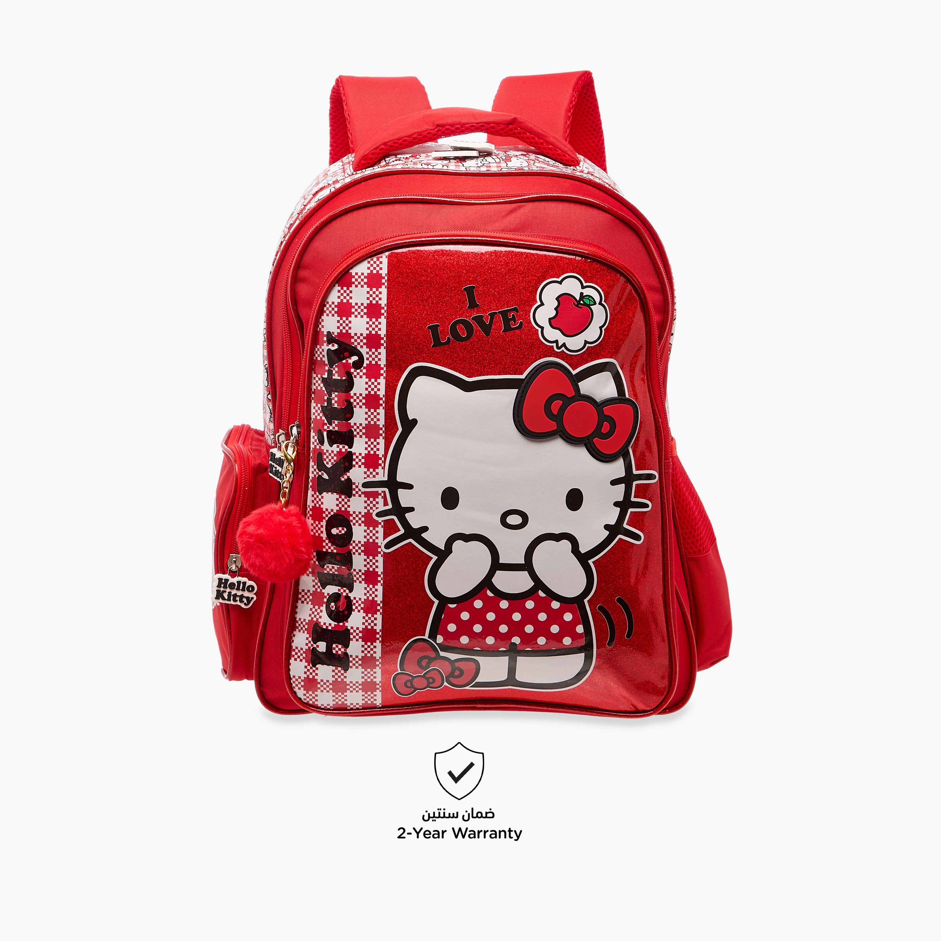 Hello Kitty Printed Backpack with Adjustable Straps and Zip Closure - 16 inches-school-bagsandbackpacks-backpacks-image-6