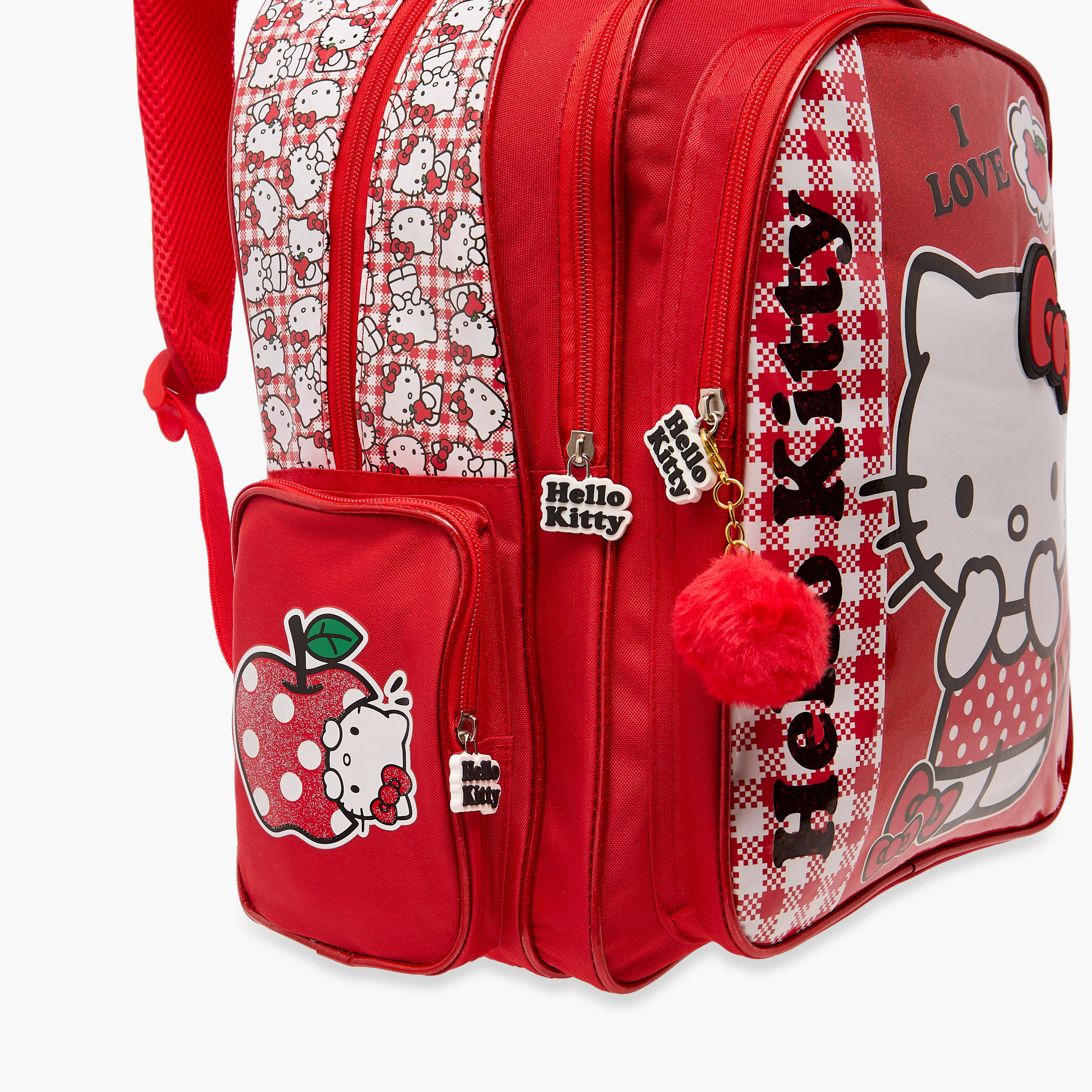 Hello Kitty Printed Backpack with Adjustable Straps and Zip Closure - 16 inches-school-bagsandbackpacks-backpacks-image-10