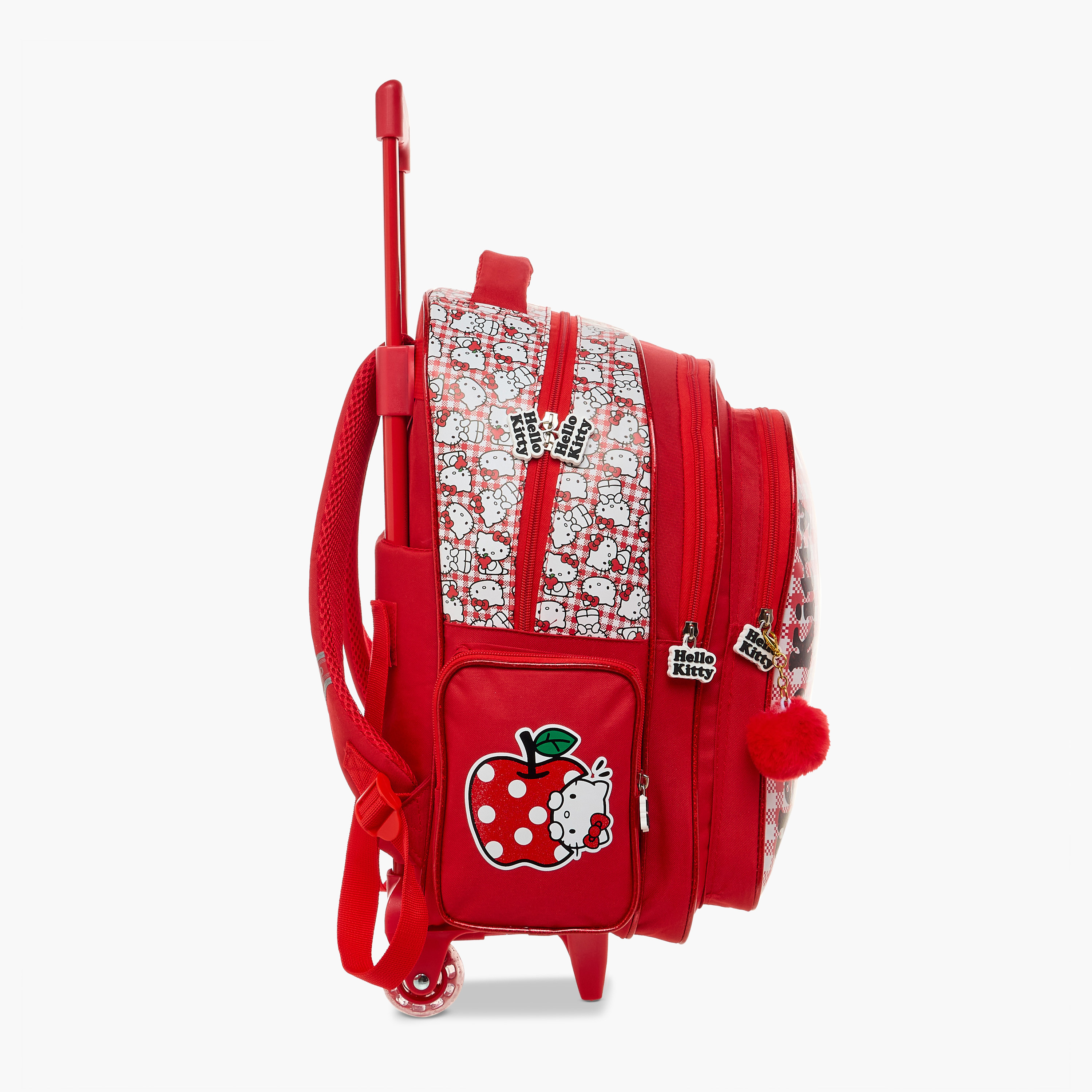 Hello Kitty Printed Trolley Backpack with Retractable Handle-school-bagsandbackpacks-trolleybags-image-5