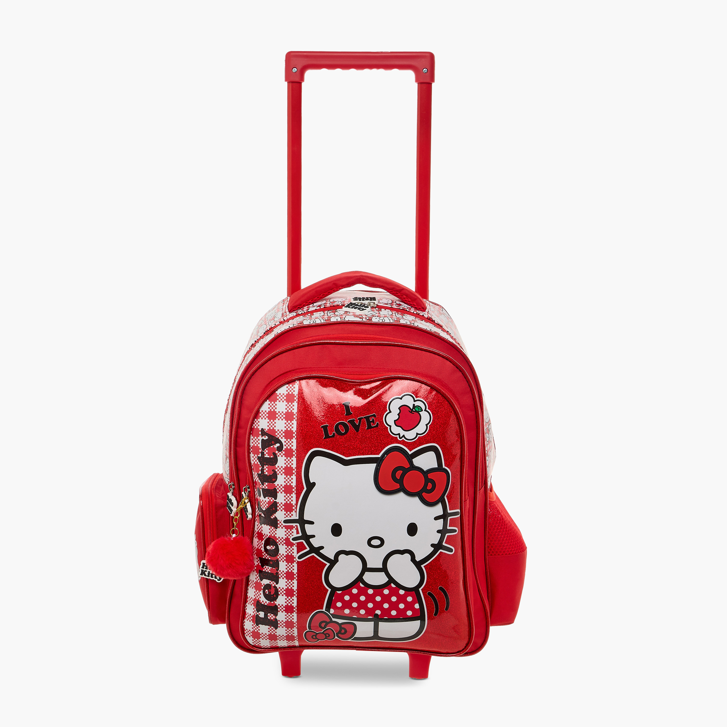 Hello Kitty Printed Trolley Backpack with Retractable Handle-school-bagsandbackpacks-trolleybags-image-9