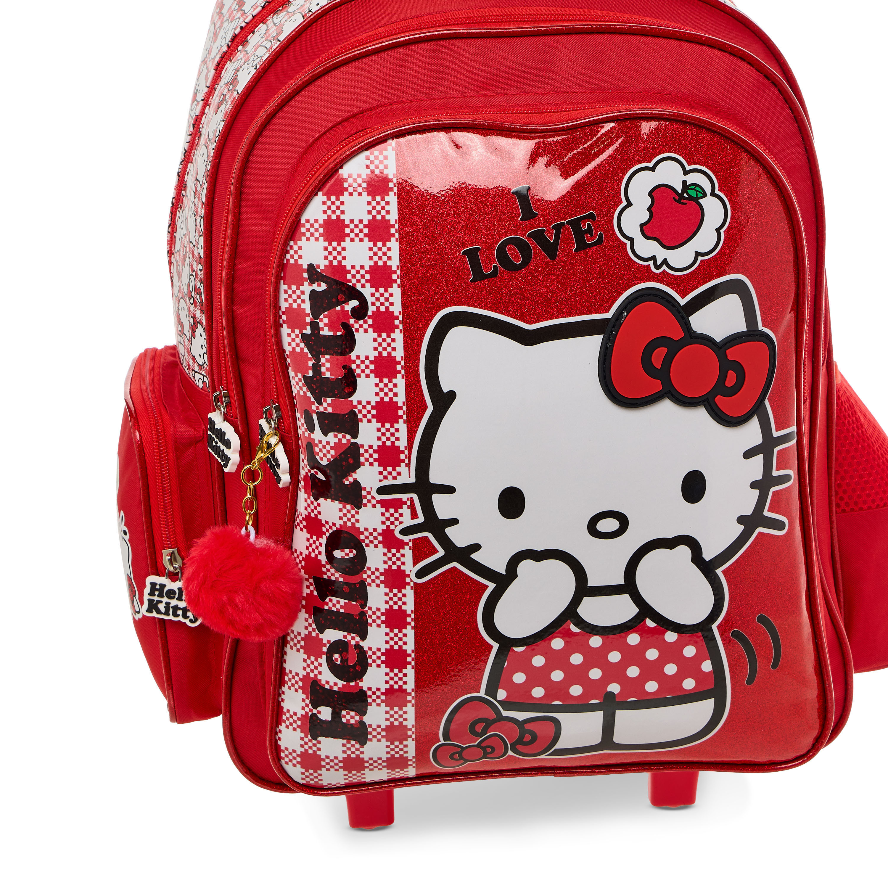 Hello Kitty Printed Trolley Backpack with Retractable Handle-school-bagsandbackpacks-trolleybags-image-11