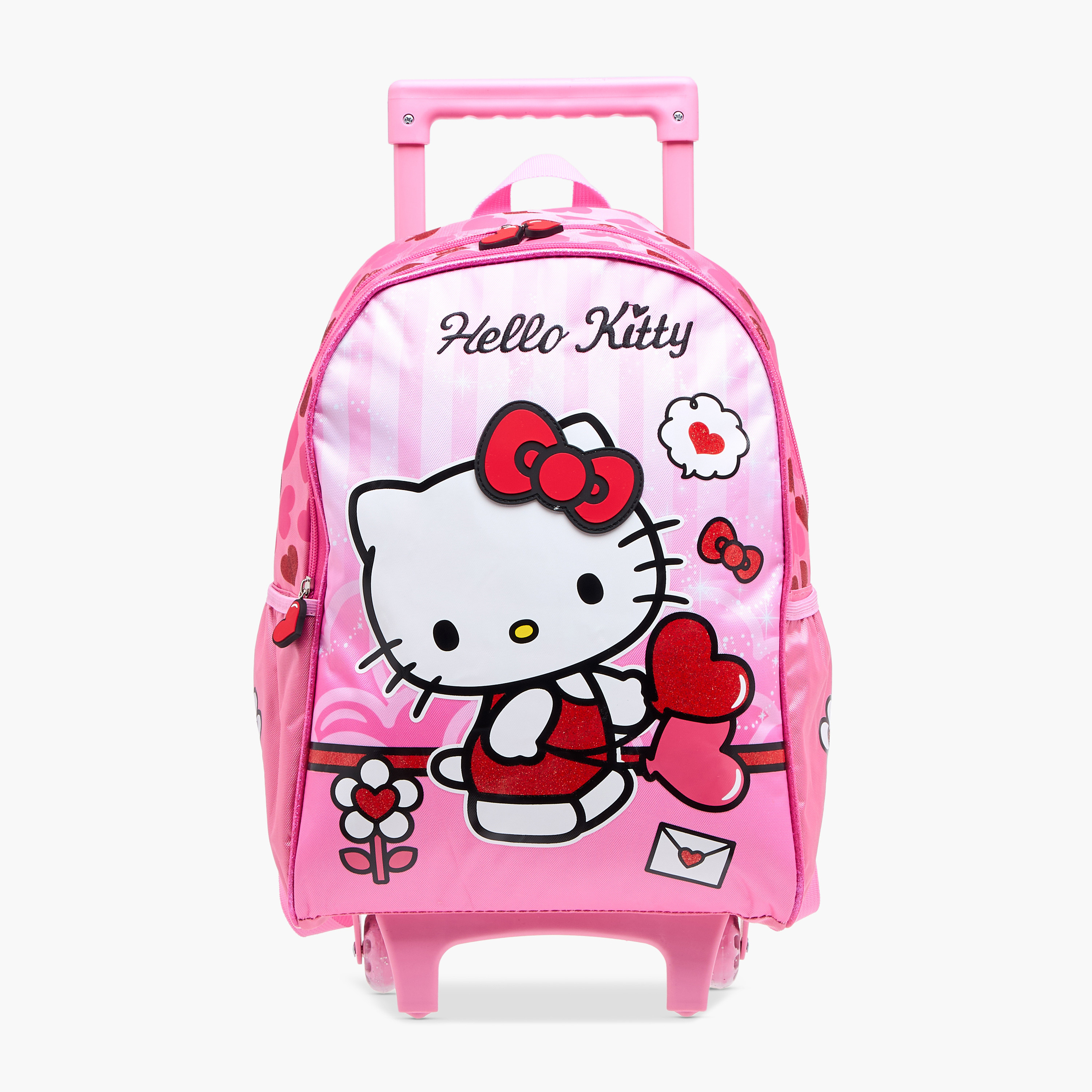 شنطة ظهر ترولي بطبعات هالو كيتي مع مقبض قابل للسحب - 16 بوصة-school-bagsandbackpacks-trolleybags-image-10