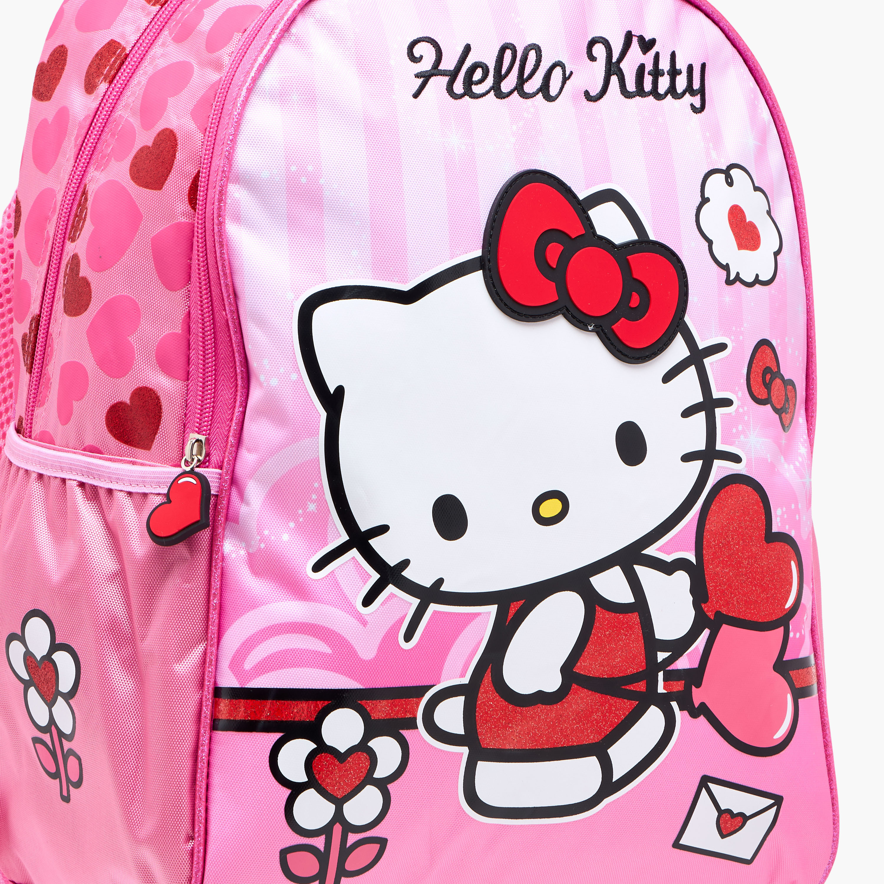 Hello Kitty Printed Trolley Backpack with Retractable Handle - 16 inches-school-bagsandbackpacks-trolleybags-image-14