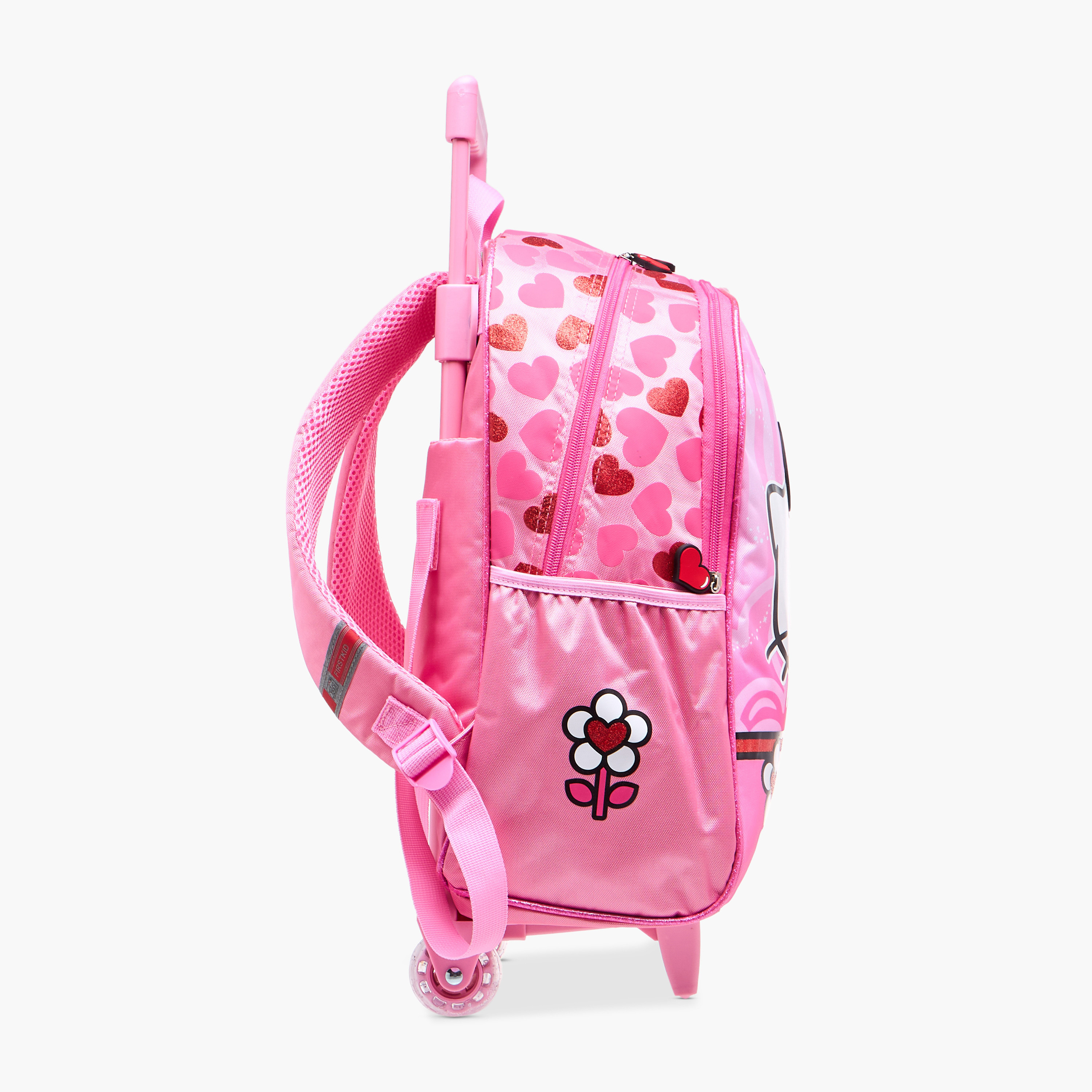 شنطة ظهر ترولي بطبعات هالو كيتي مع مقبض قابل للسحب - 16 بوصة-school-bagsandbackpacks-trolleybags-image-6