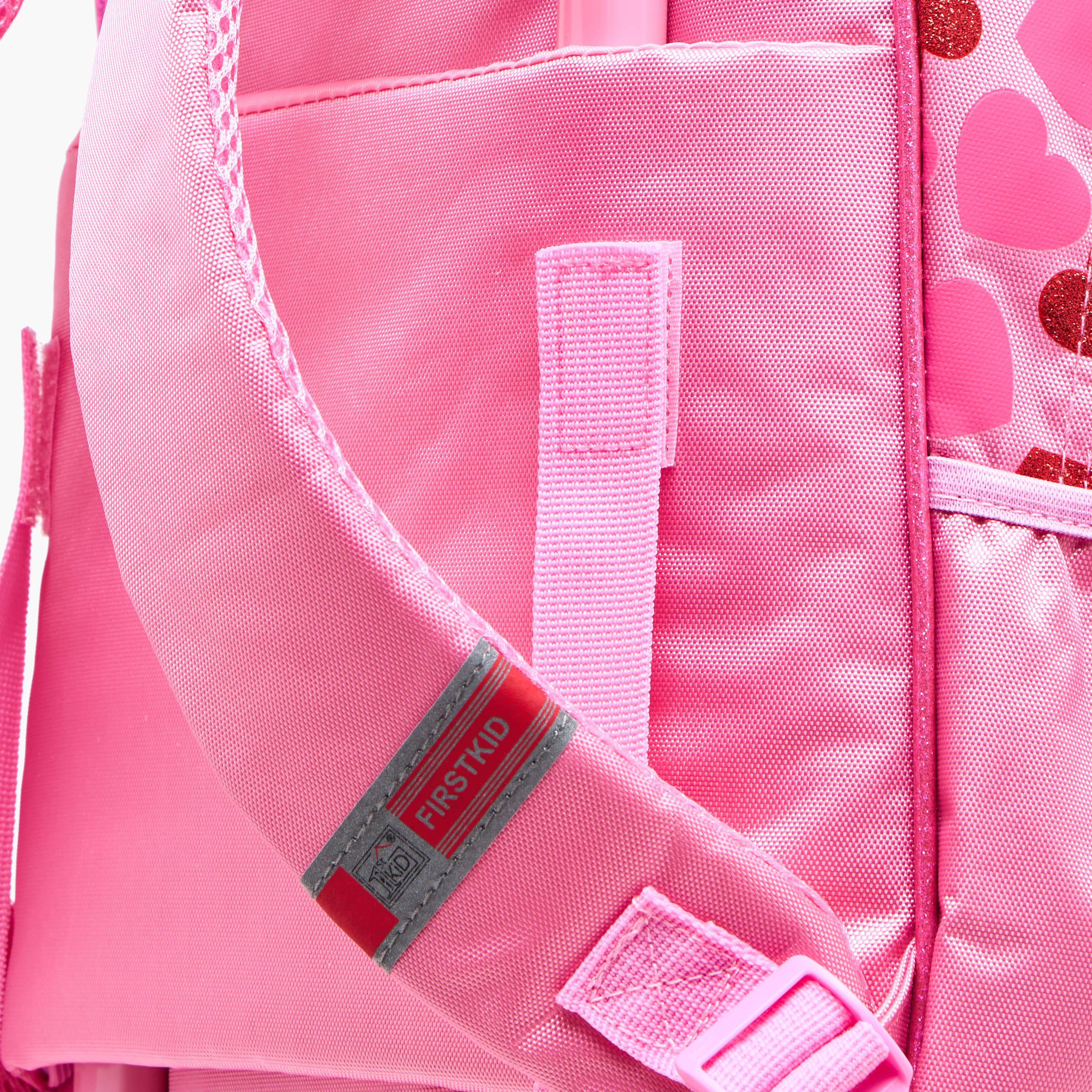 شنطة ظهر ترولي بطبعات هالو كيتي مع مقبض قابل للسحب - 16 بوصة-school-bagsandbackpacks-trolleybags-image-1