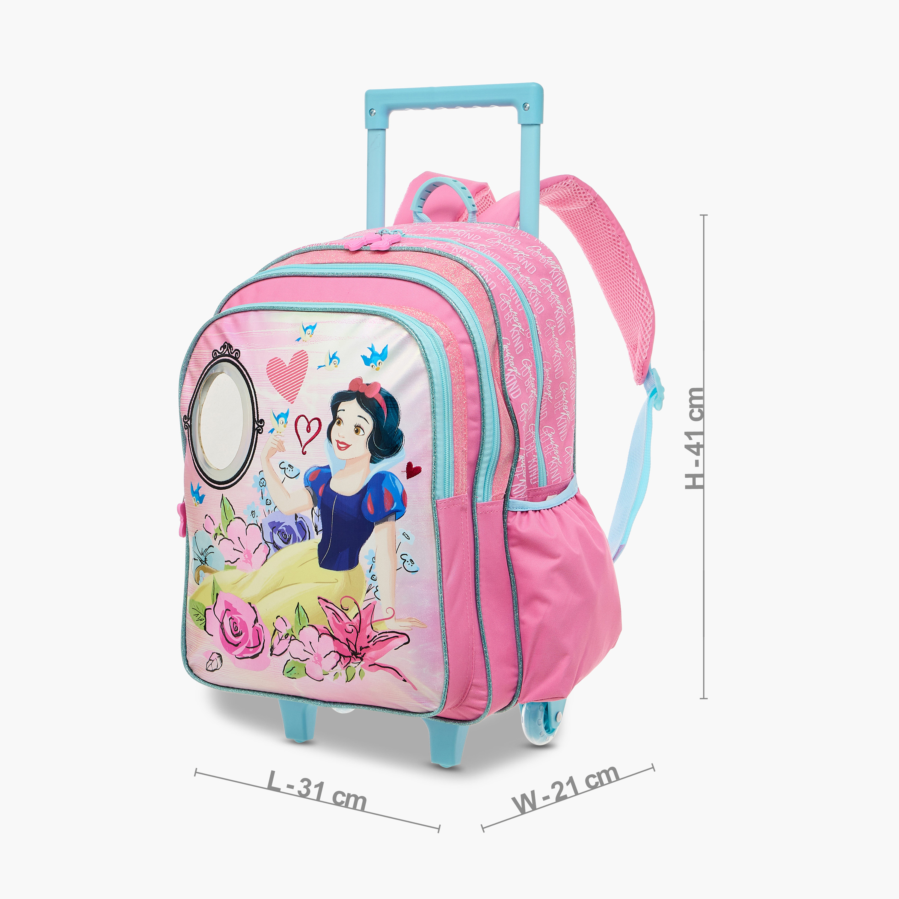 شنطة ظهر ترولي بمقبض قابل للسحب وطبعات من ديزني - 18 بوصة-school-bagsandbackpacks-trolleybags-image-7