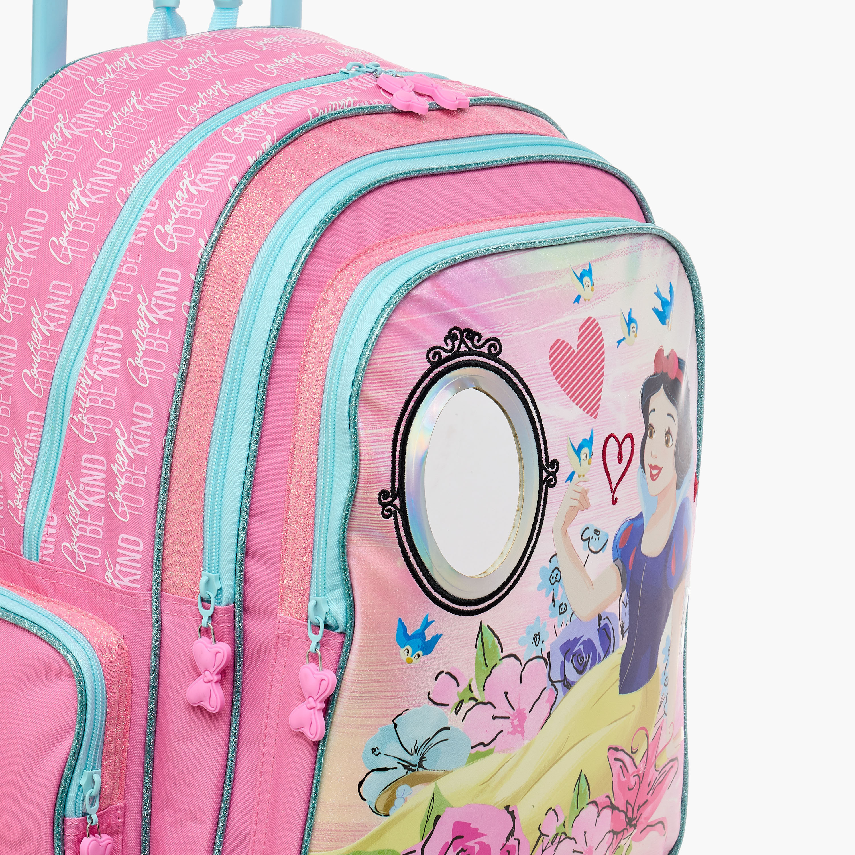 شنطة ظهر ترولي بمقبض قابل للسحب وطبعات من ديزني - 18 بوصة-school-bagsandbackpacks-trolleybags-image-1