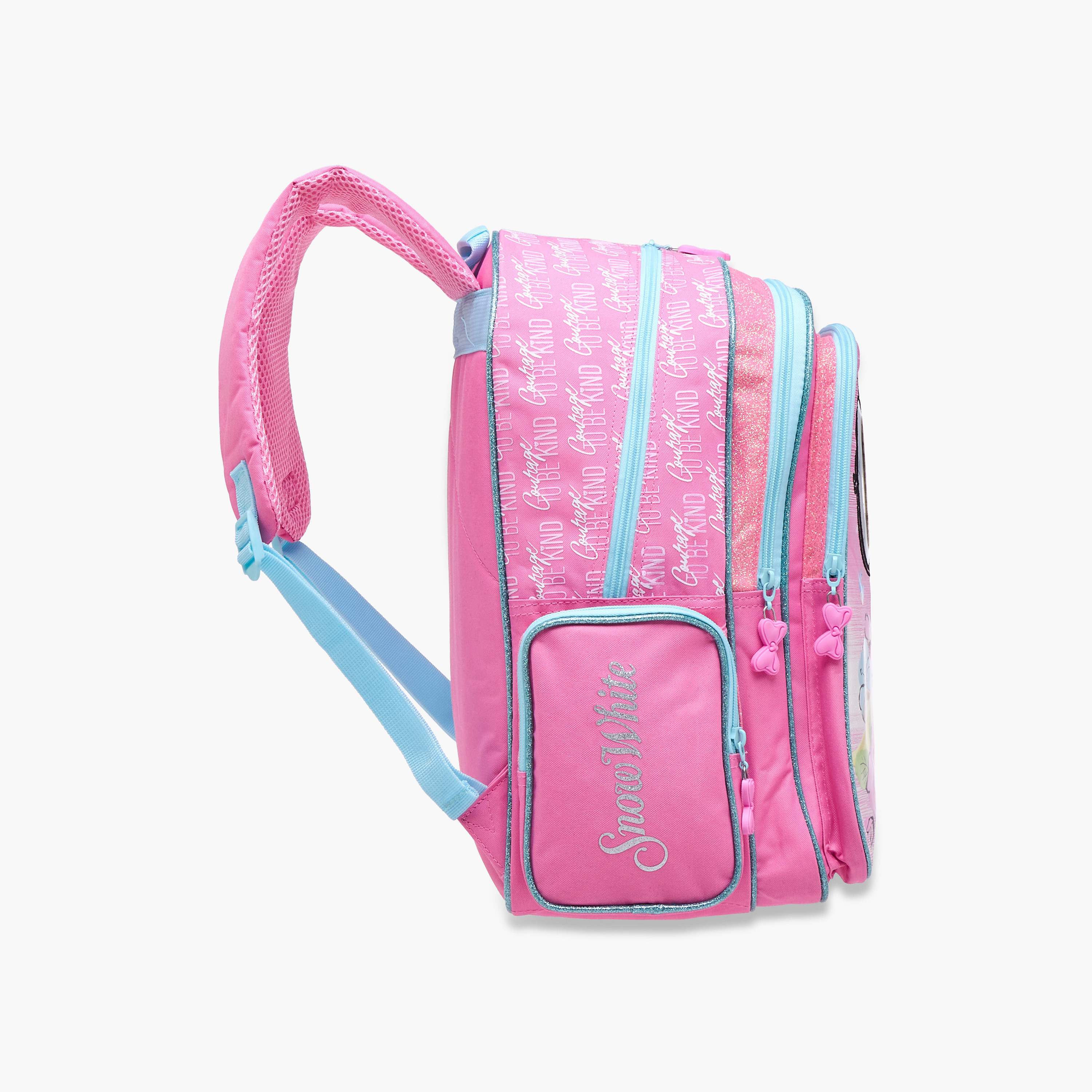 Disney Snow White Print Backpack with Adjustable Straps and Zip Closure - 16 inches-school-bagsandbackpacks-backpacks-image-3