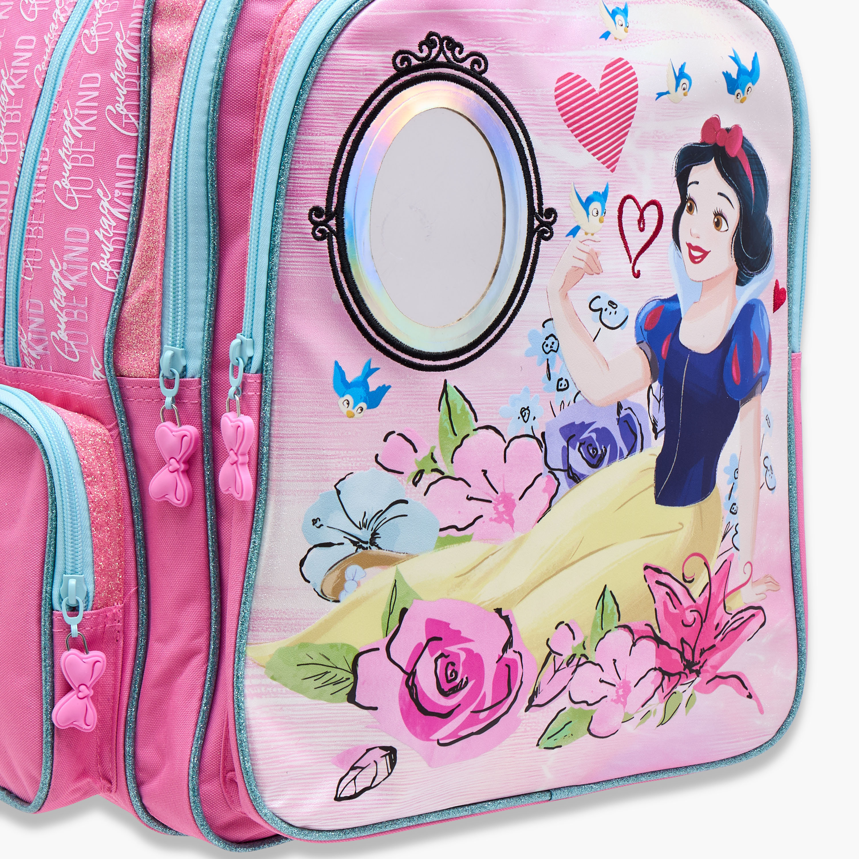 Disney Snow White Print Backpack with Adjustable Straps and Zip Closure - 16 inches-school-bagsandbackpacks-backpacks-image-7