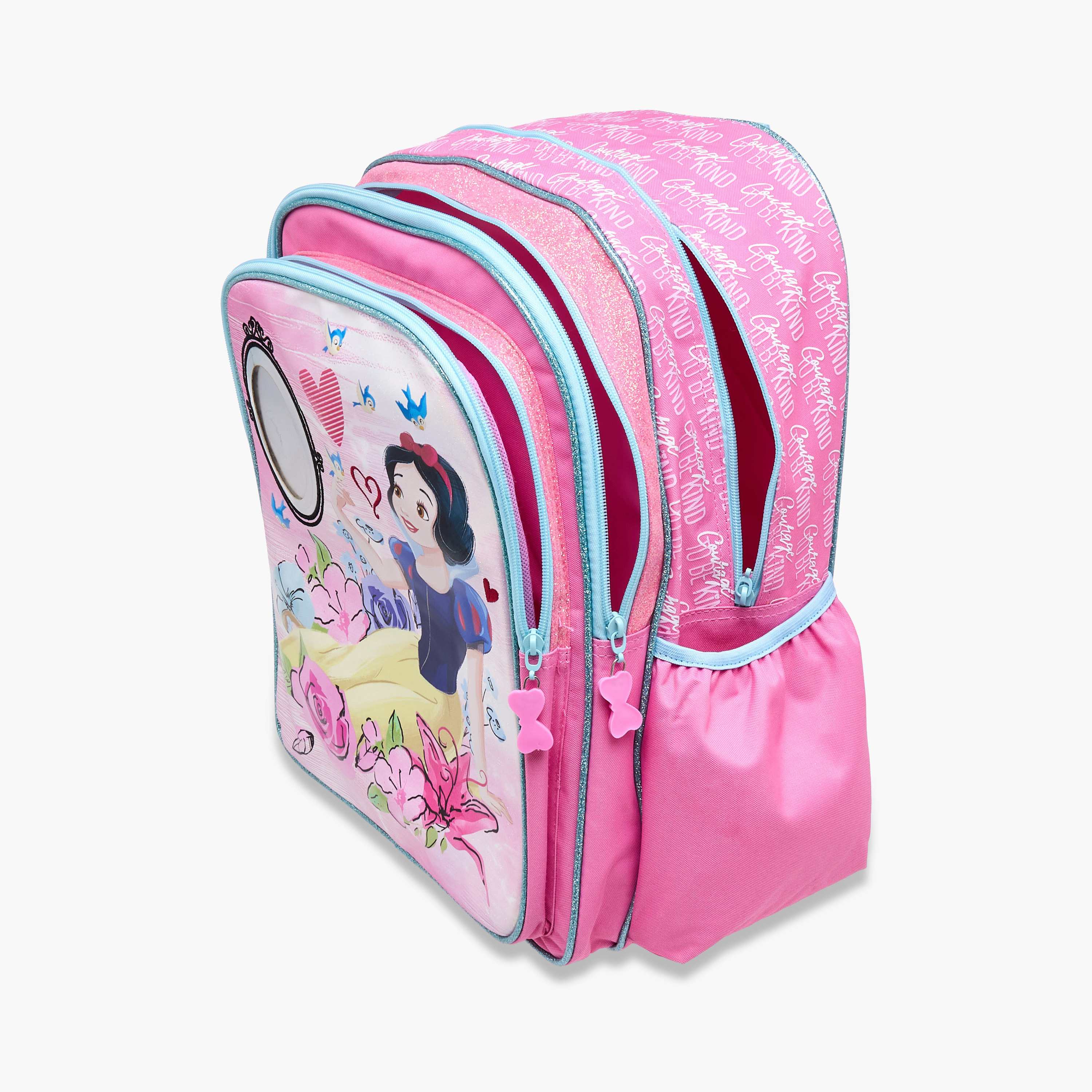 Disney Snow White Print Backpack with Adjustable Straps and Zip Closure - 16 inches-school-bagsandbackpacks-backpacks-image-9