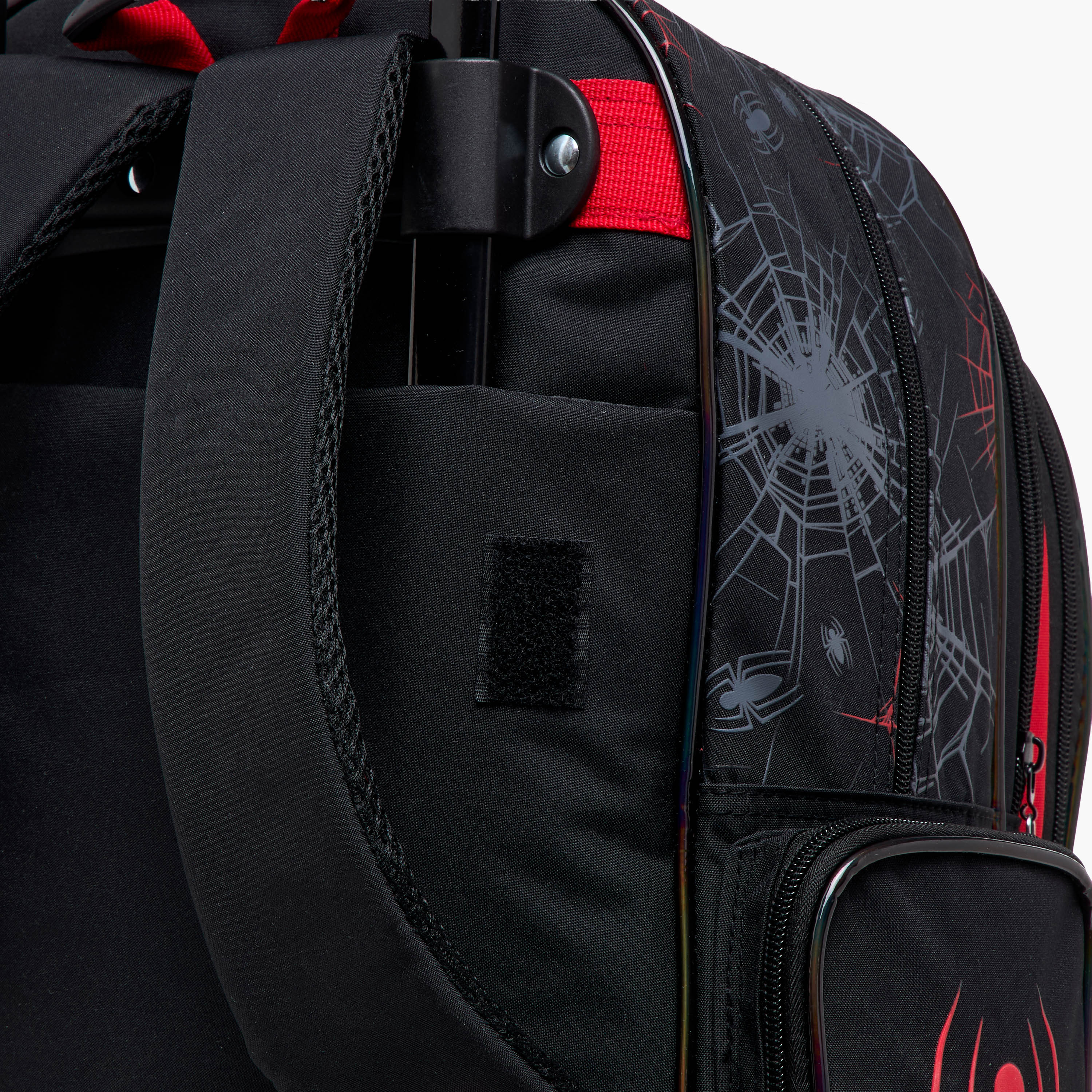 Spider-Man Print Trolley Backpack with Retractable Handle - 16 inches-school-bagsandbackpacks-trolleybags-image-14