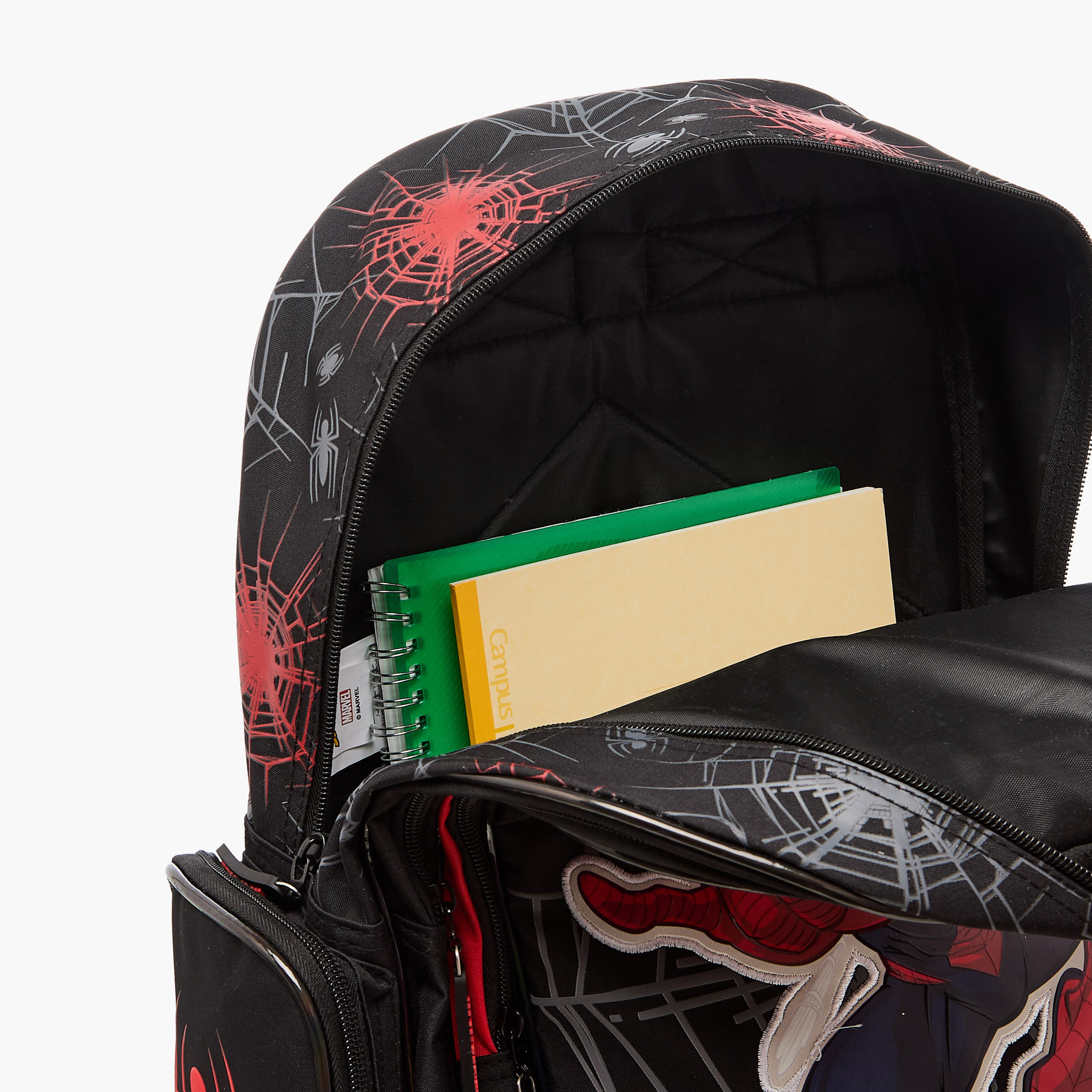 Spider-Man Print Backpack with Adjustable Straps and Zip Closure - 16 inches-school-bagsandbackpacks-backpacks-image-10