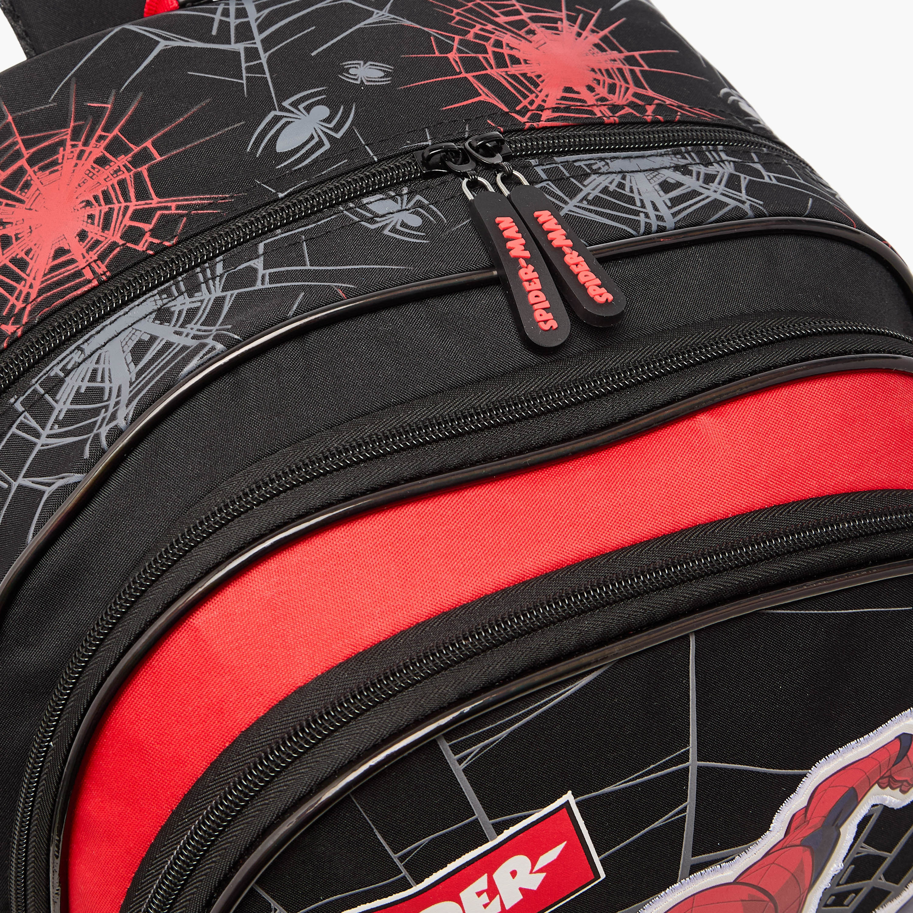 Spider-Man Print Backpack with Adjustable Straps and Zip Closure - 16 inches-school-bagsandbackpacks-backpacks-image-7