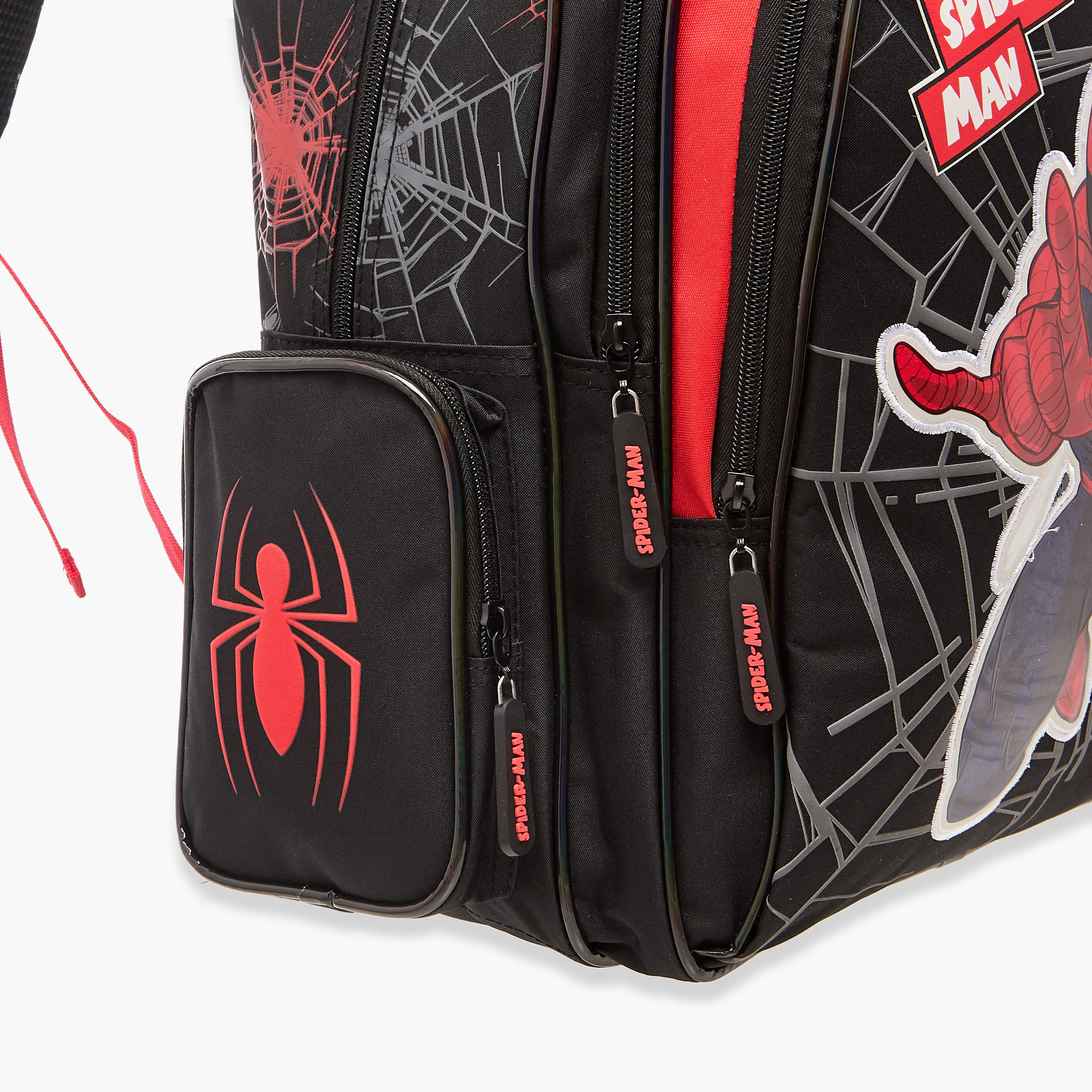 Spider-Man Print Backpack with Adjustable Straps and Zip Closure - 16 inches-school-bagsandbackpacks-backpacks-image-8