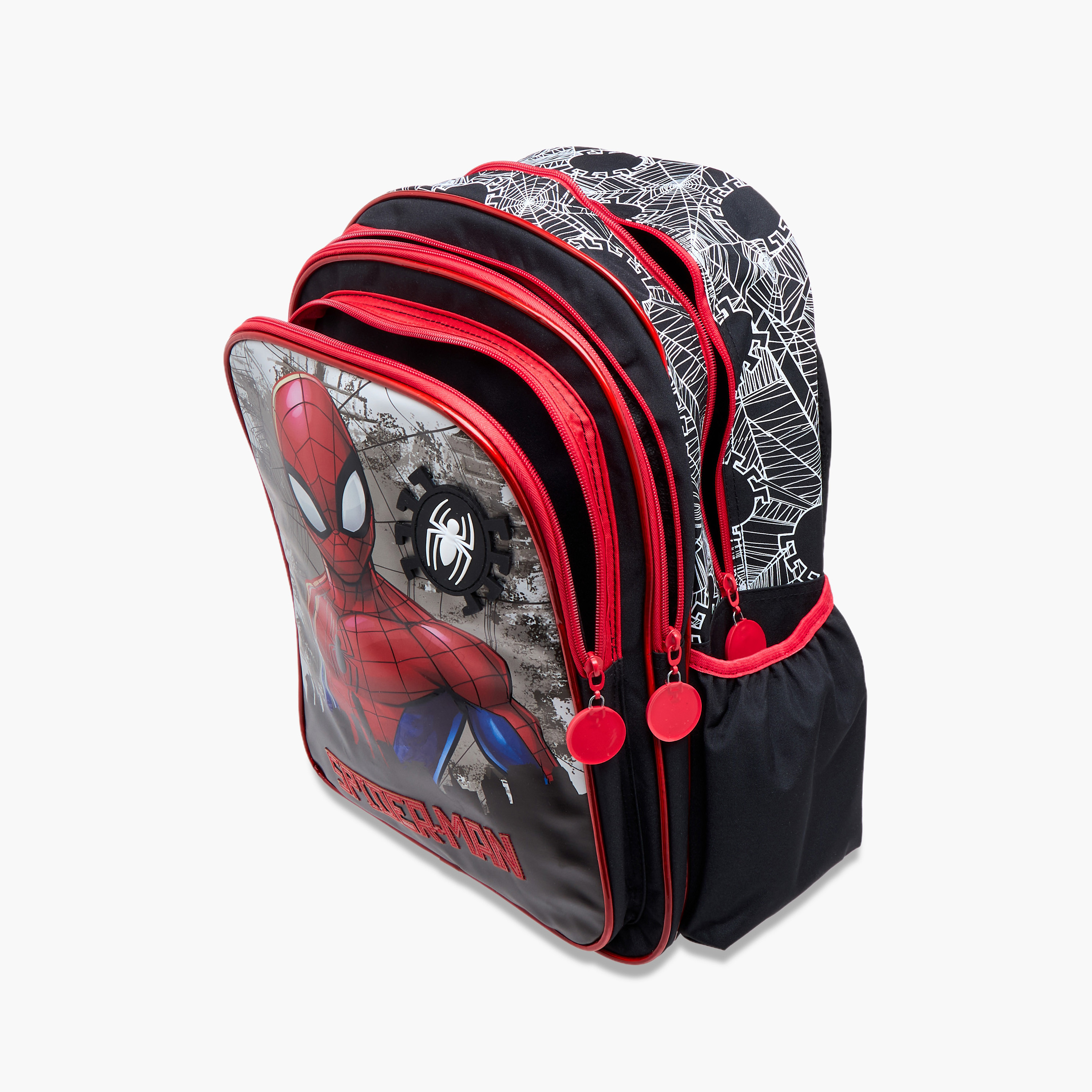 Spider-Man Print Backpack with Adjustable Straps and Zip Closure - 16 inches-school-bagsandbackpacks-backpacks-image-7