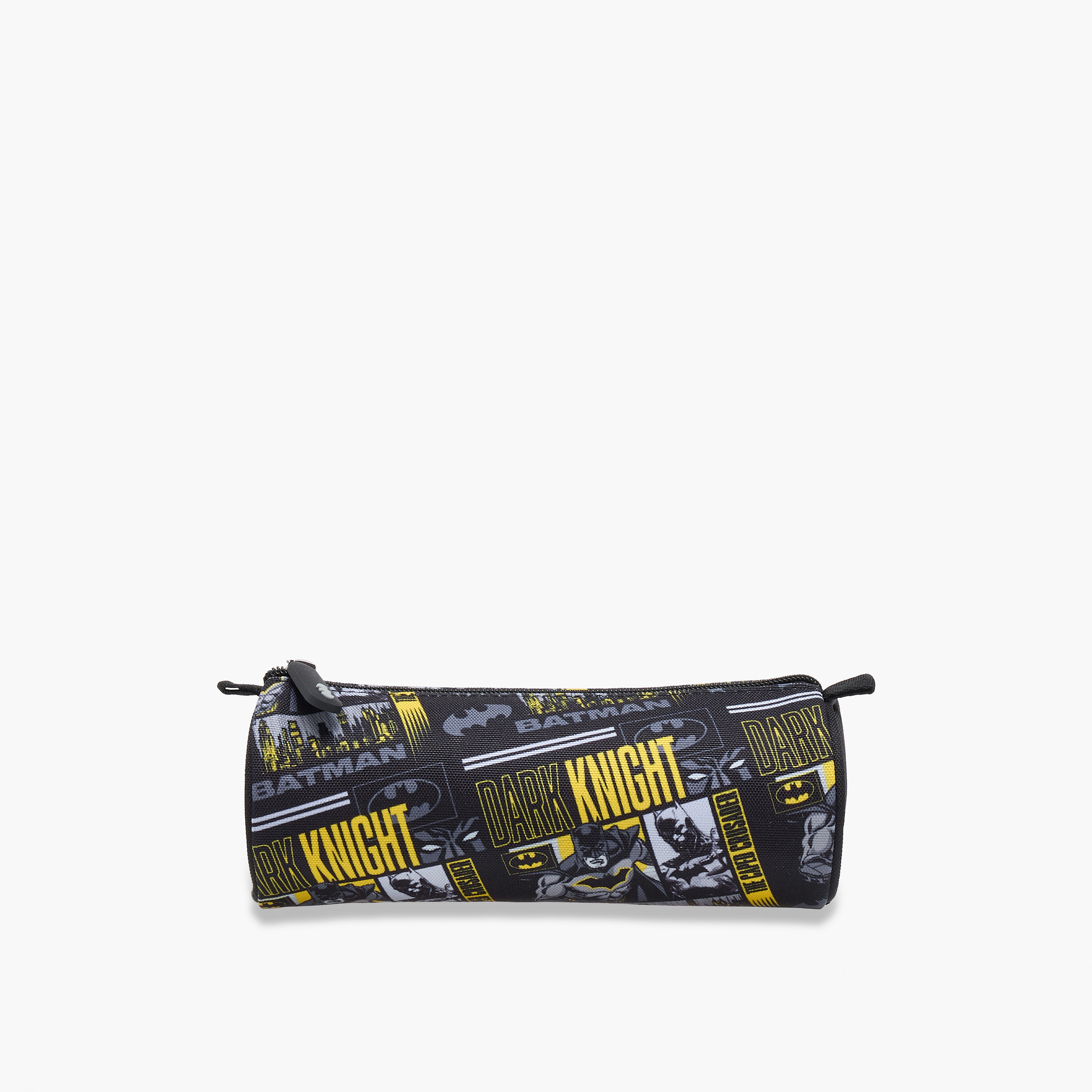 Batman Print Pencil Pouch with Zip Closure-school-stationery-pencilcases-image-1