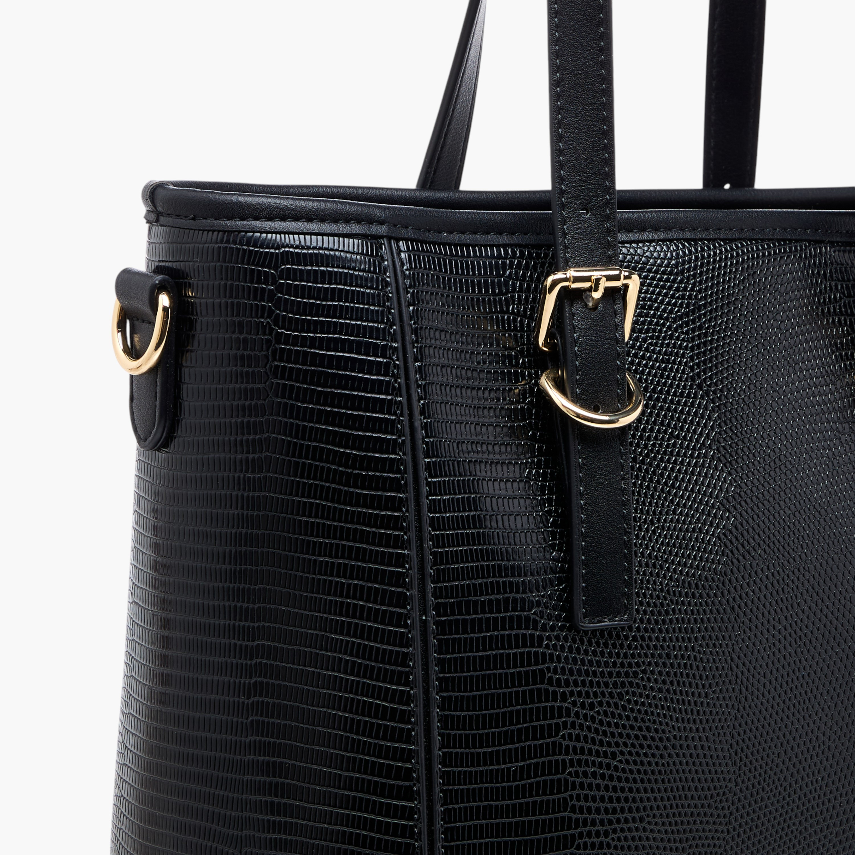 Celeste Textured Tote Bag with Double Handles and Detachable Strap-women-bagsandwallets-handbags-image-7
