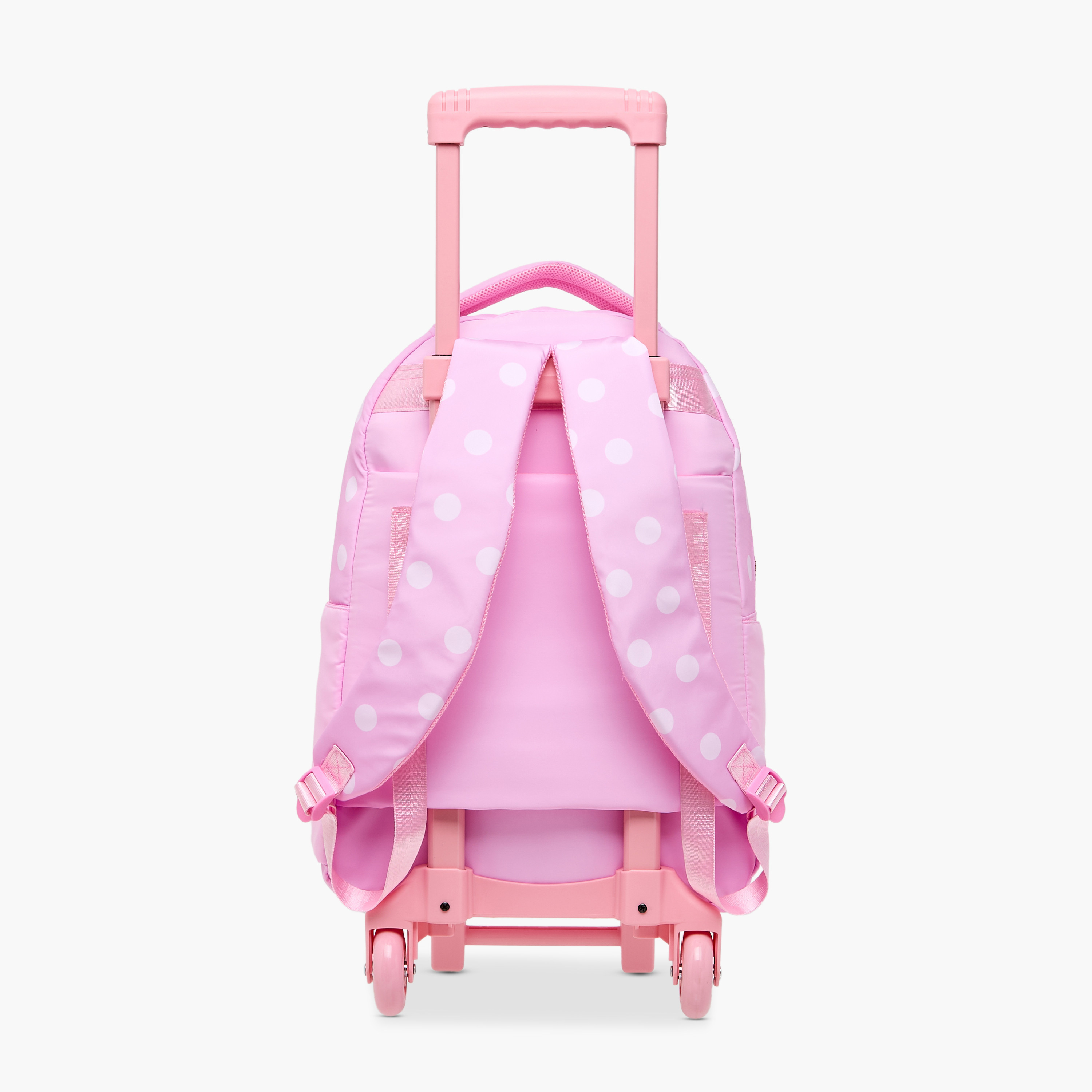 شنطة ترولي للبنات 8-13 سنة بحزام قابل للتعديل وطبعات من جونيورز-school-bagsandbackpacks-trolleybags-image-4