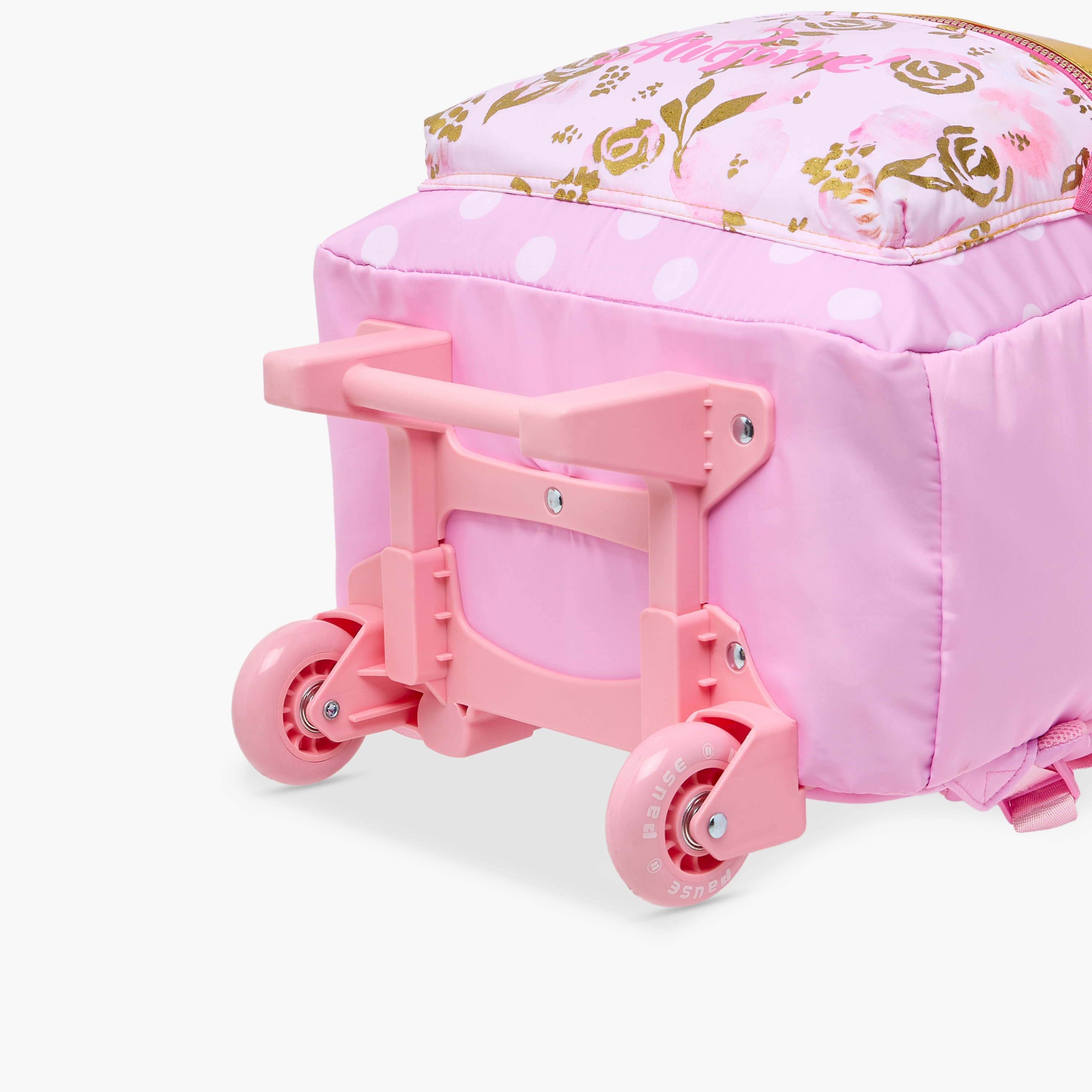 Juniors Printed Trolley Bag for Girls 8-13 Years with Adjustable Strap -school-bagsandbackpacks-trolleybags-image-11
